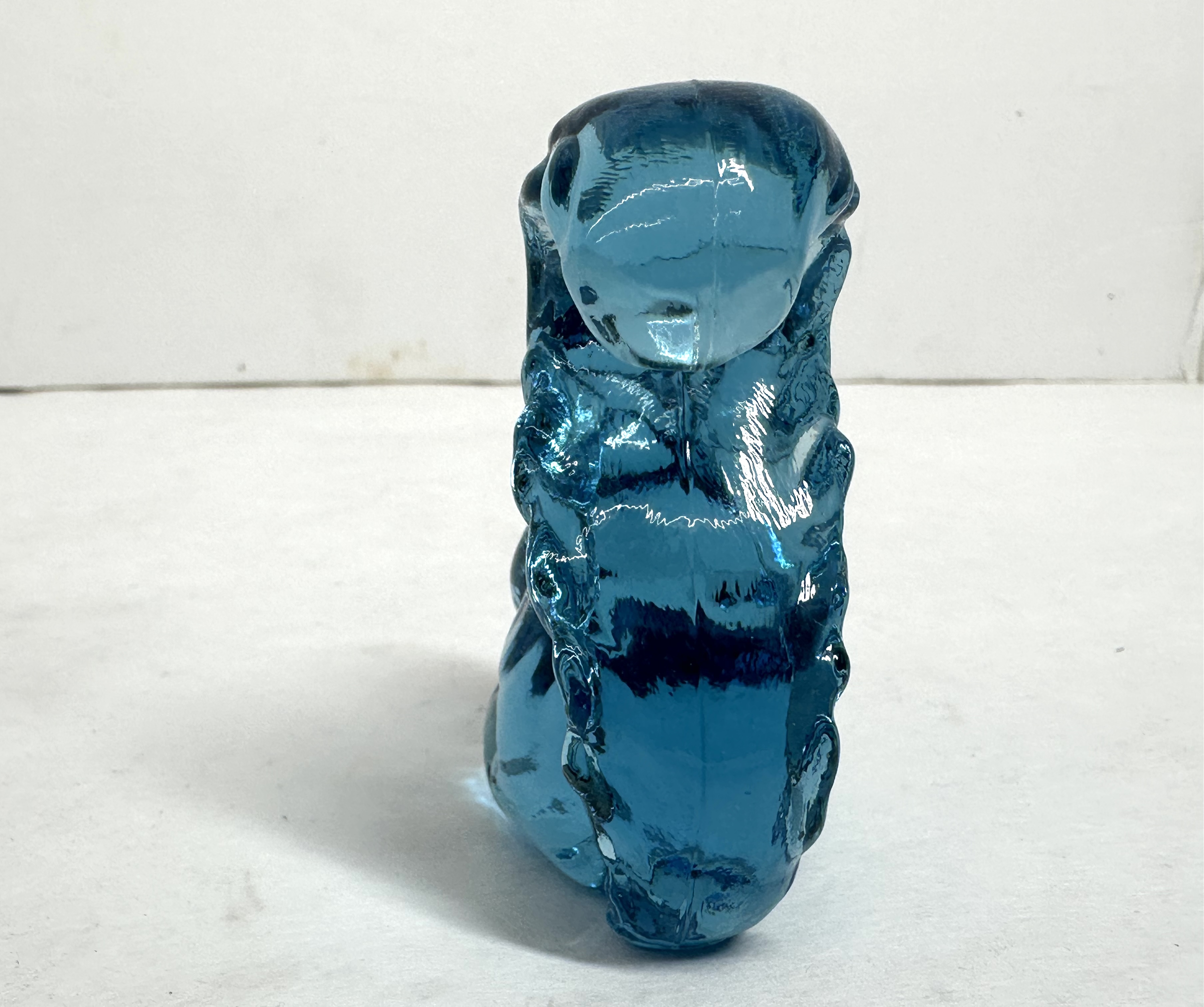 BOYD BLUE GLASS SQUIRREL, 1978-1983