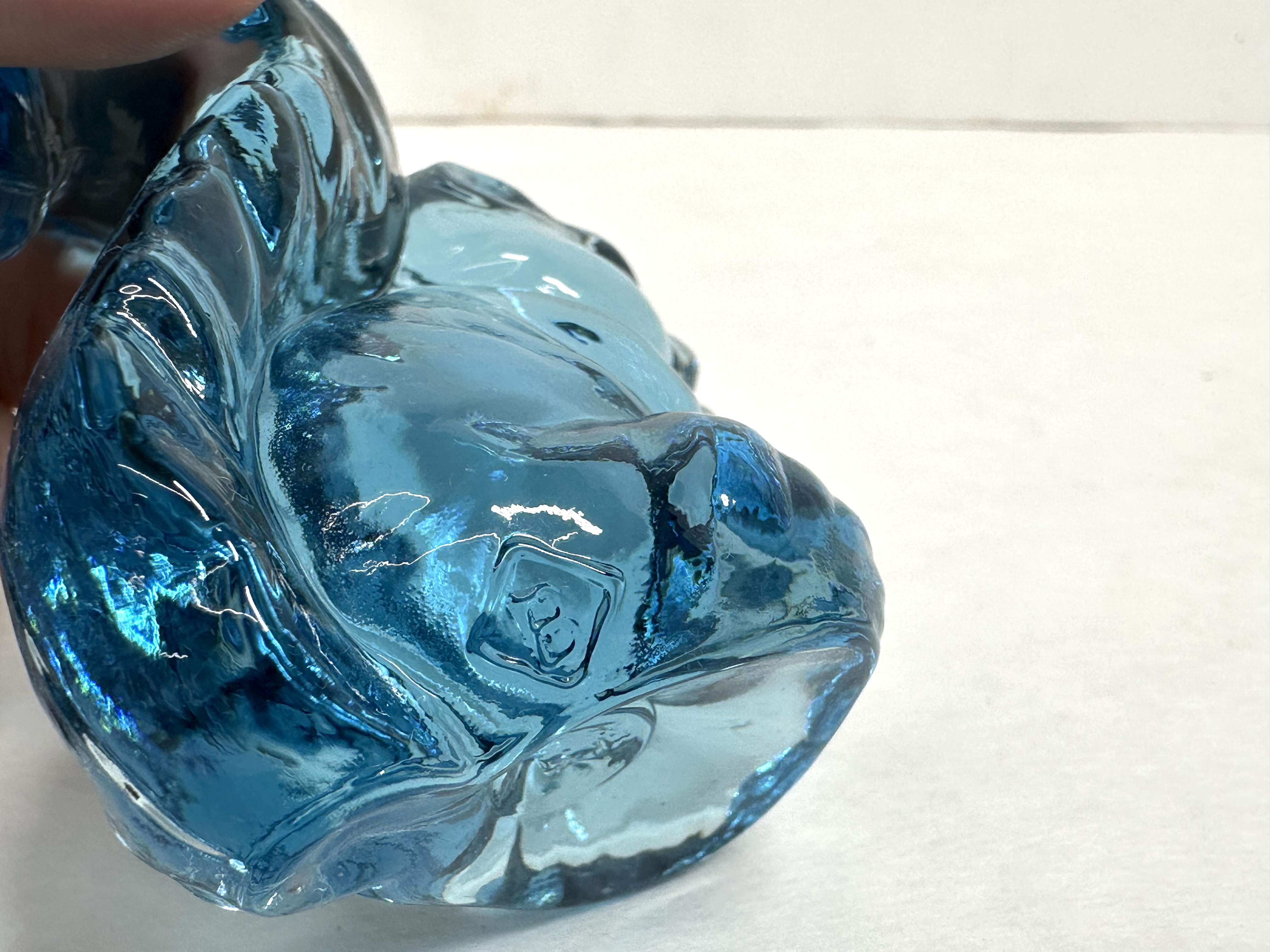 BOYD BLUE GLASS SQUIRREL, 1978-1983