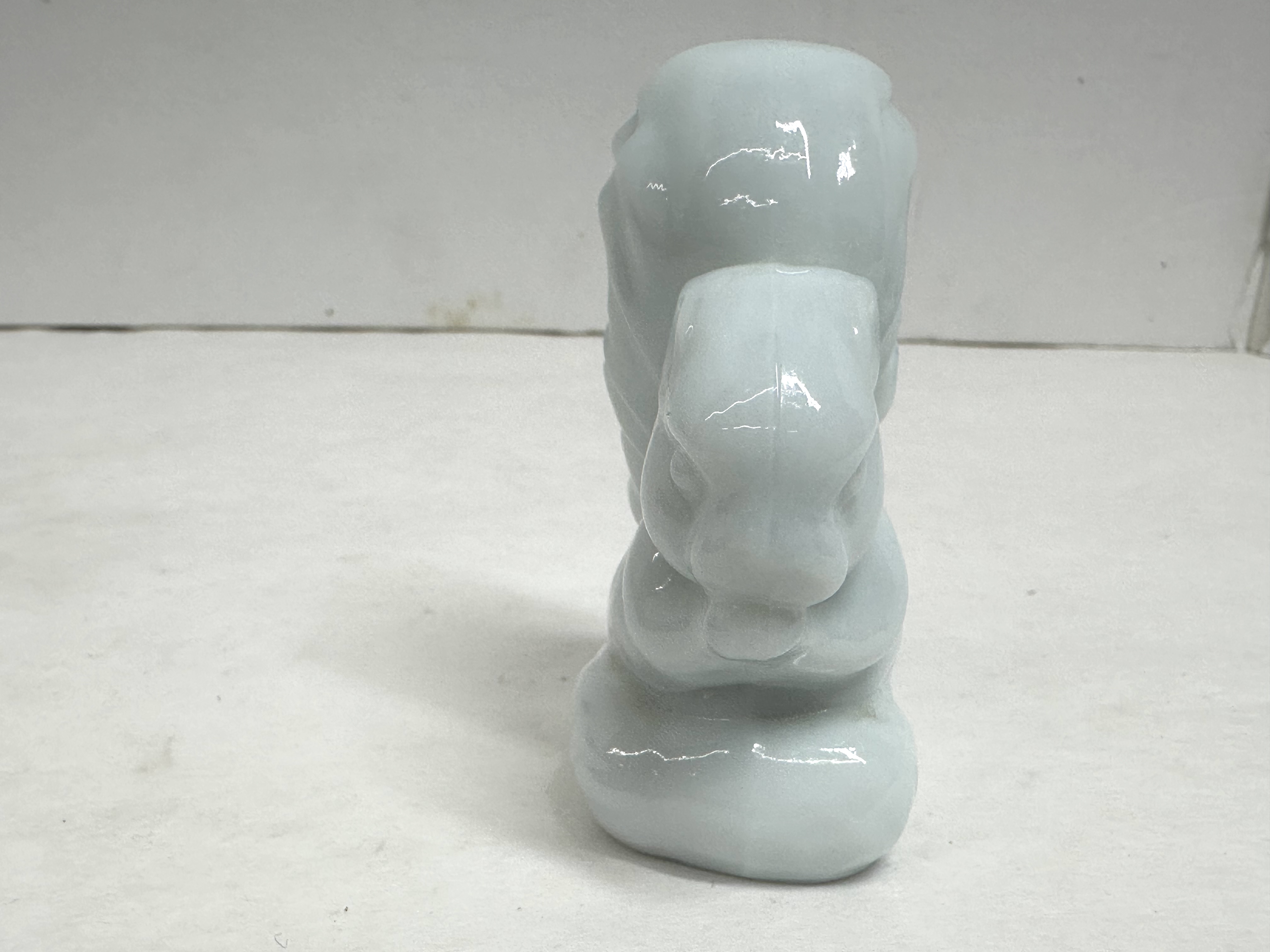 BOYD MILK GLASS SQUIRREL, 20TH CENTURY