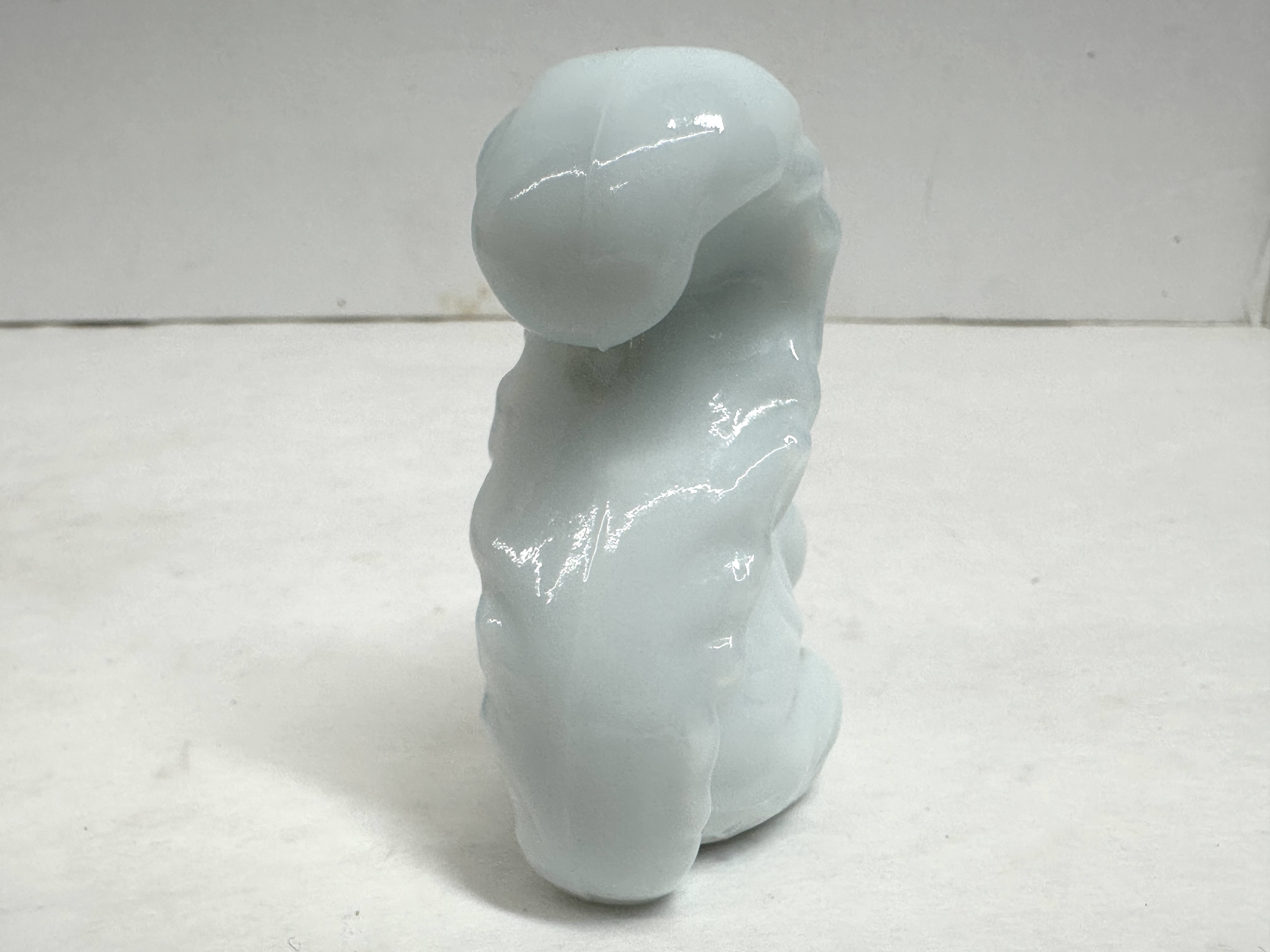 BOYD MILK GLASS SQUIRREL, 20TH CENTURY