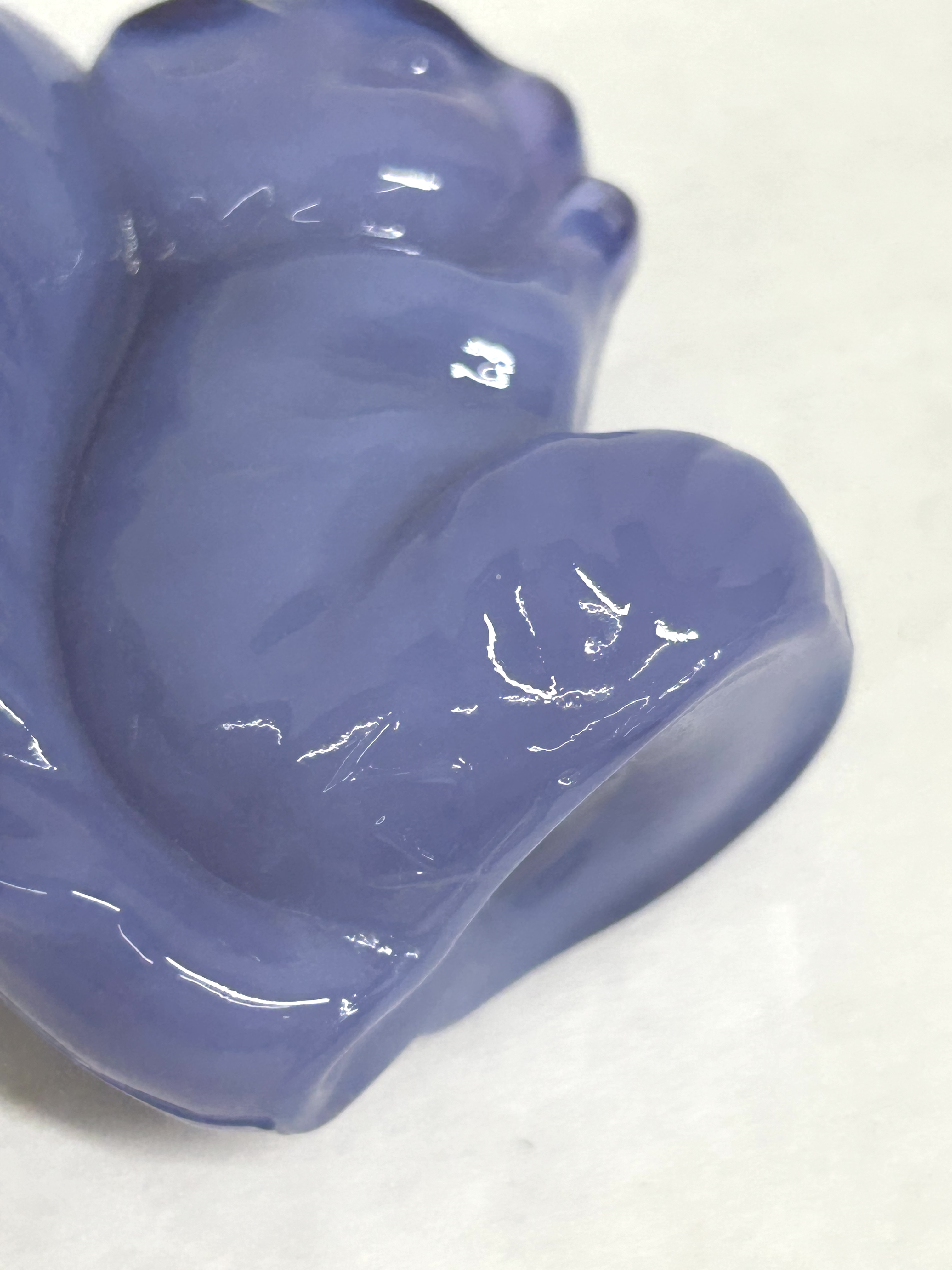 BOYD PURPLE GLASS SQUIRREL FIGURINES, 20TH CENTURY