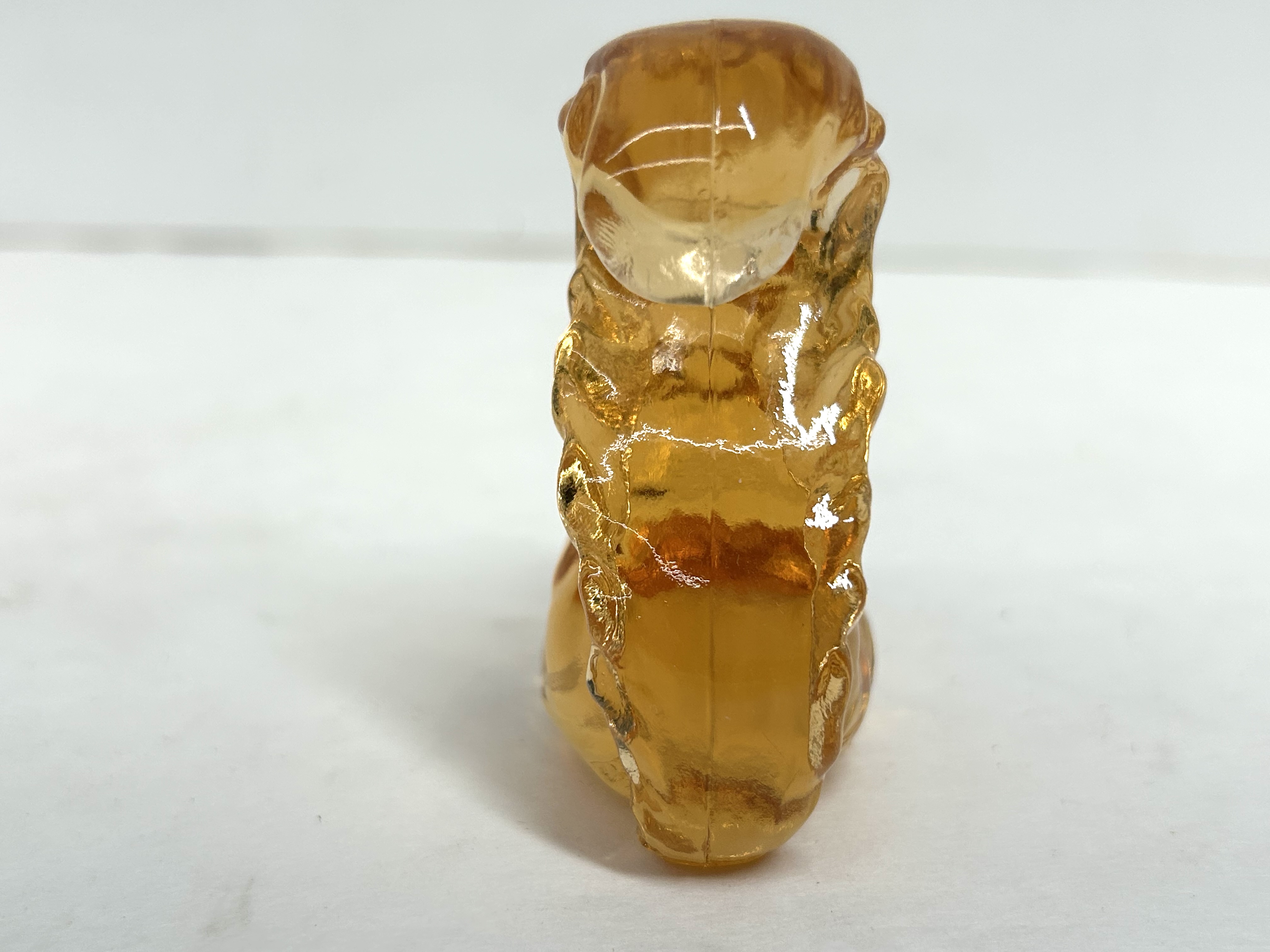 BOYD PEACH SQUIRREL FIGURINE