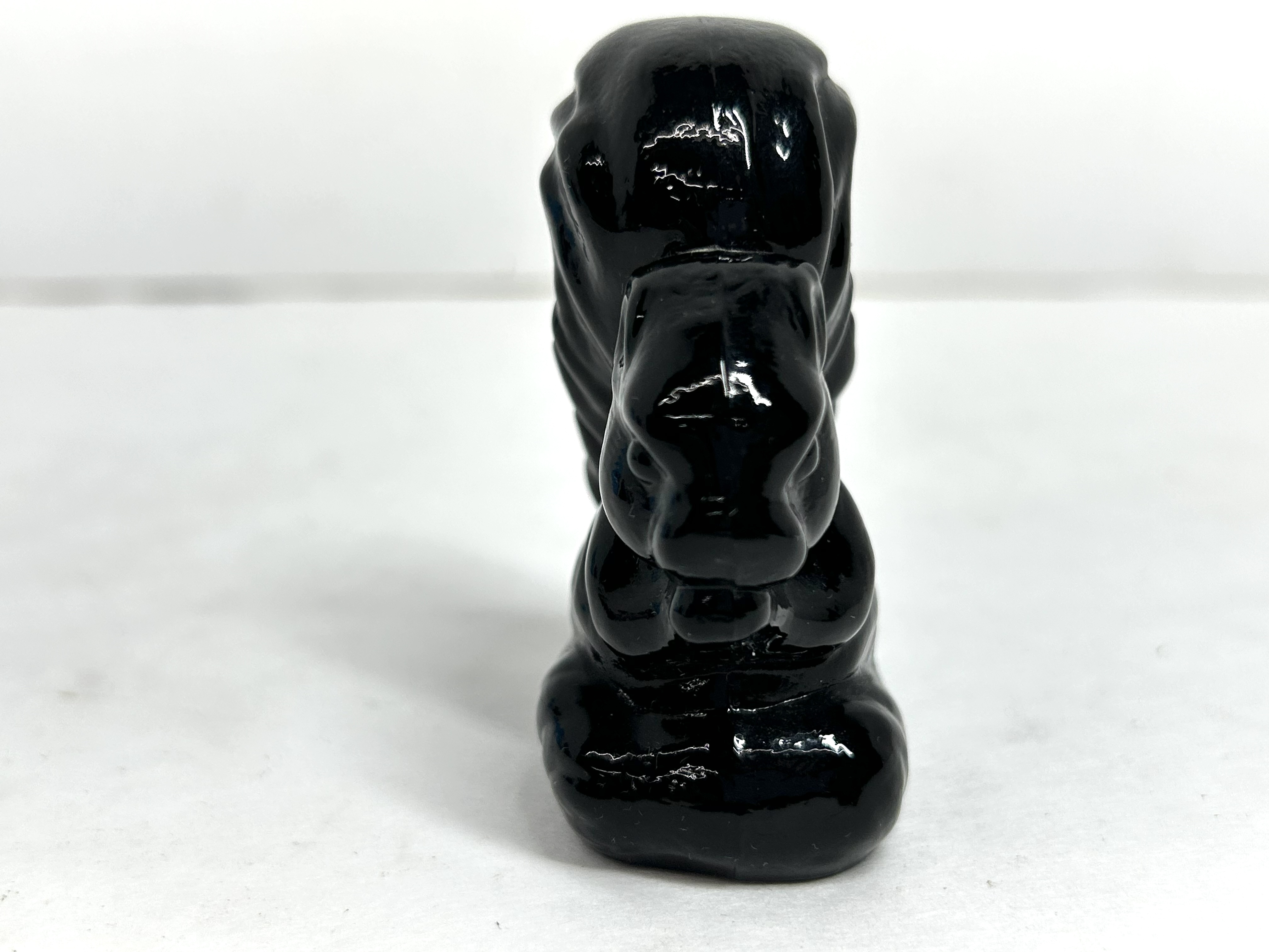 PLUM BOYD GLASS SQUIRREL, 20TH CENTURY