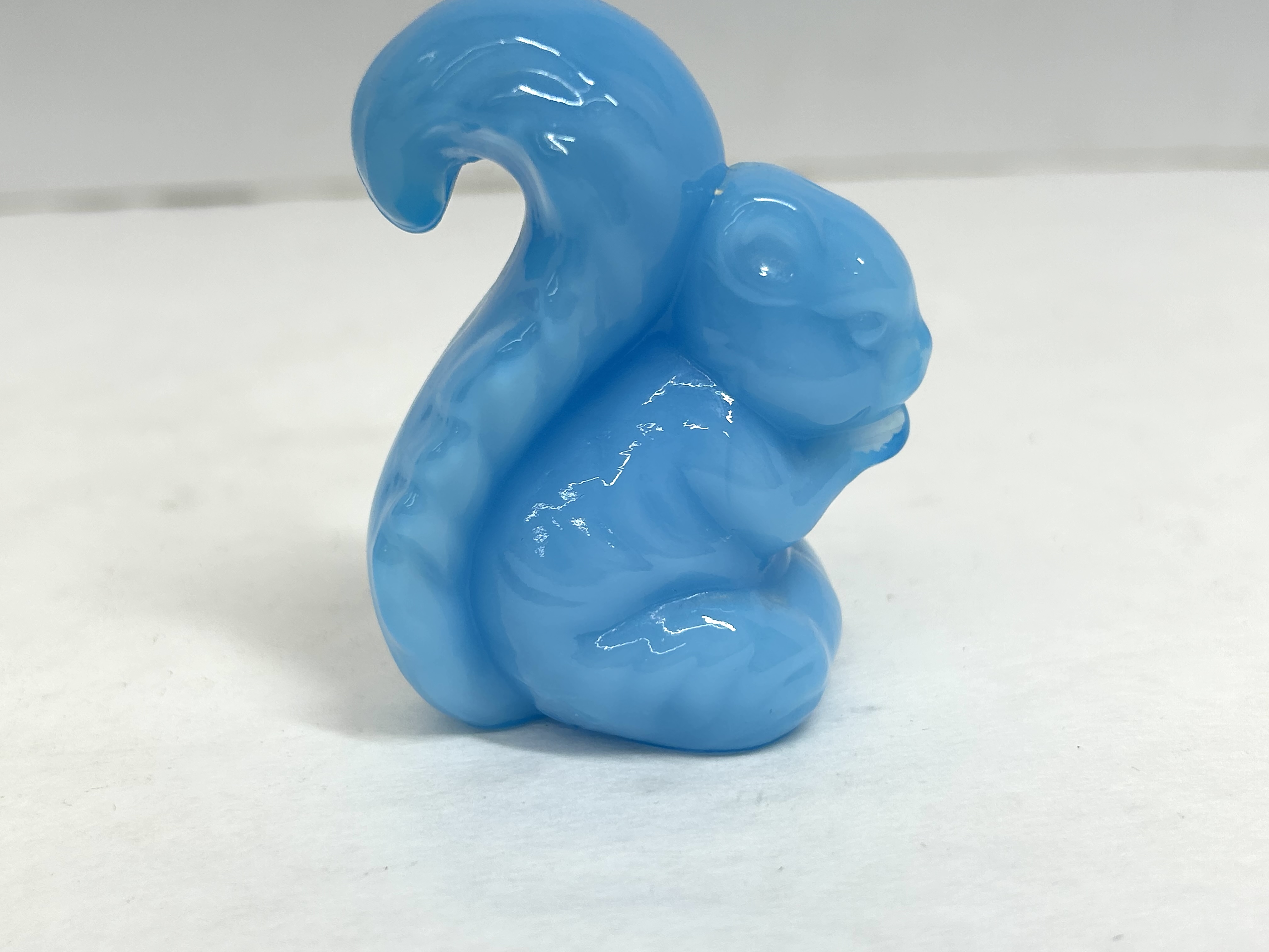 BOYD BLUE GLASS SQUIRREL