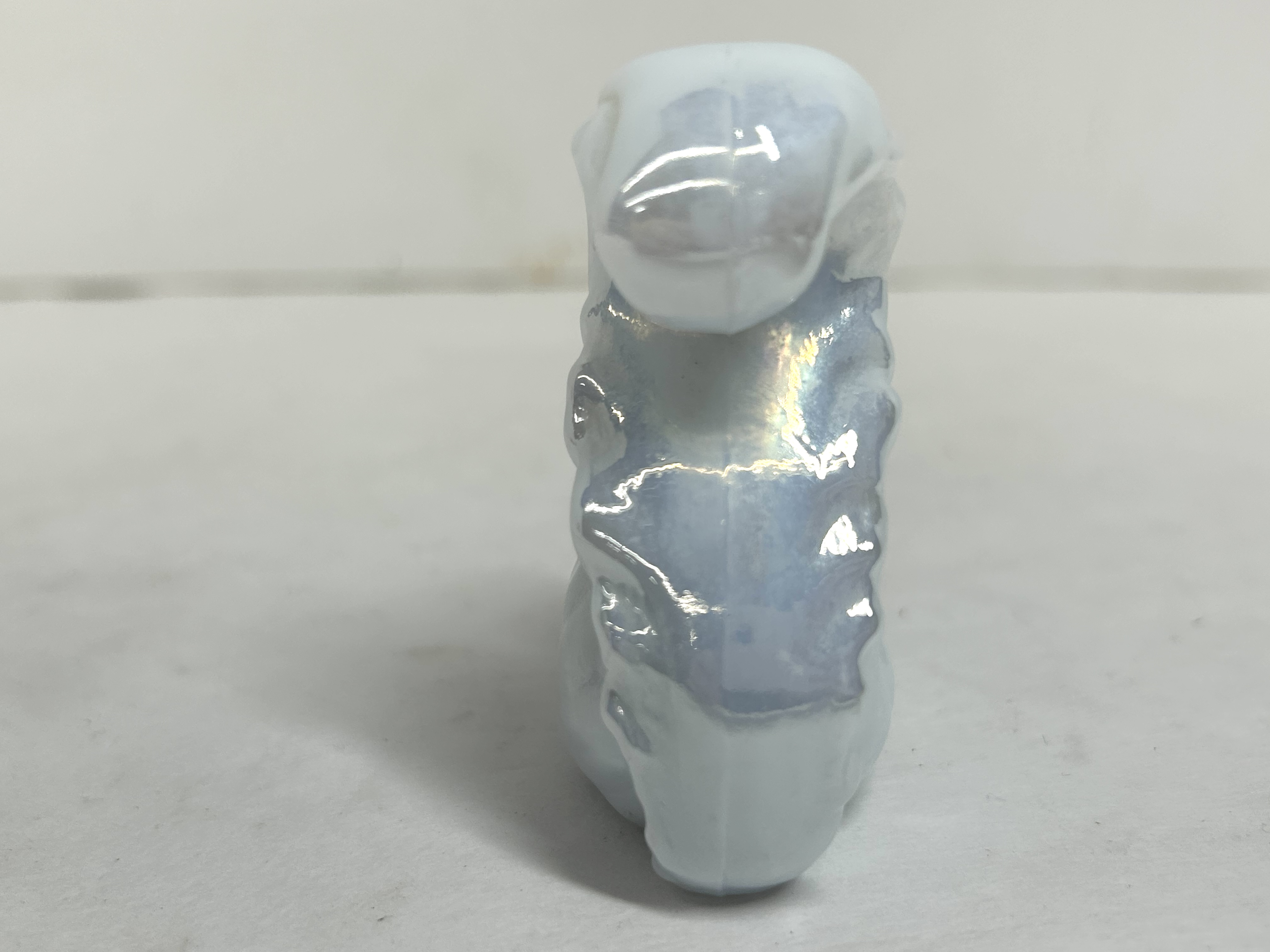 WHITE IRIDESCENT BOYD SQUIRREL