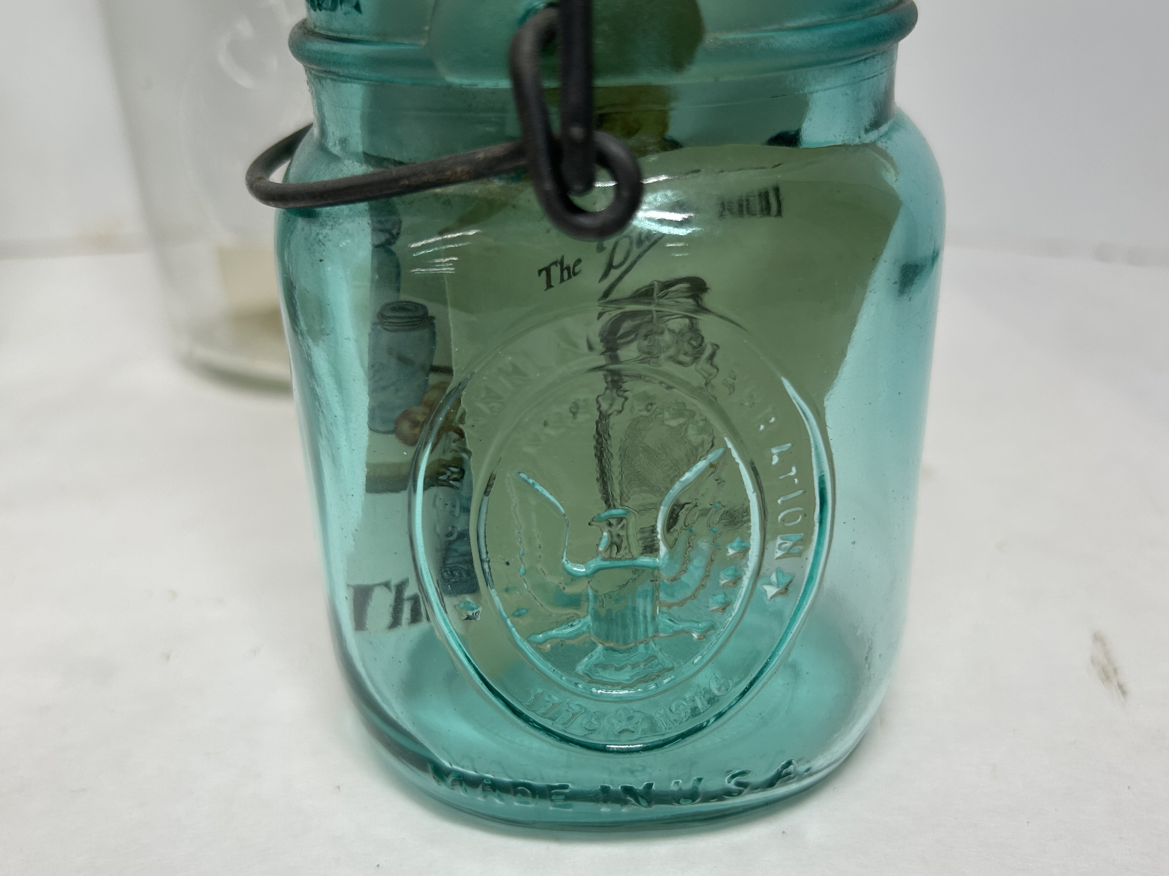 VARIOUS MAKERS, GLASS CANNING JARS, 1874-1976