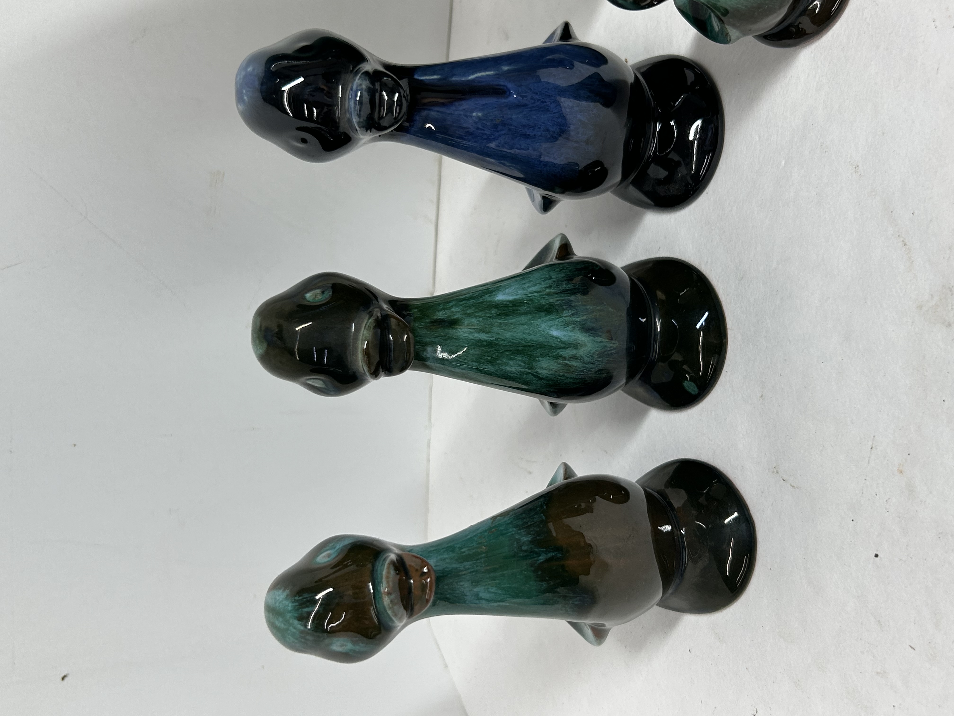 BLUE MOUNTAIN POTTERY STYLE CERAMIC WATERFOWL, MID-CENTURY