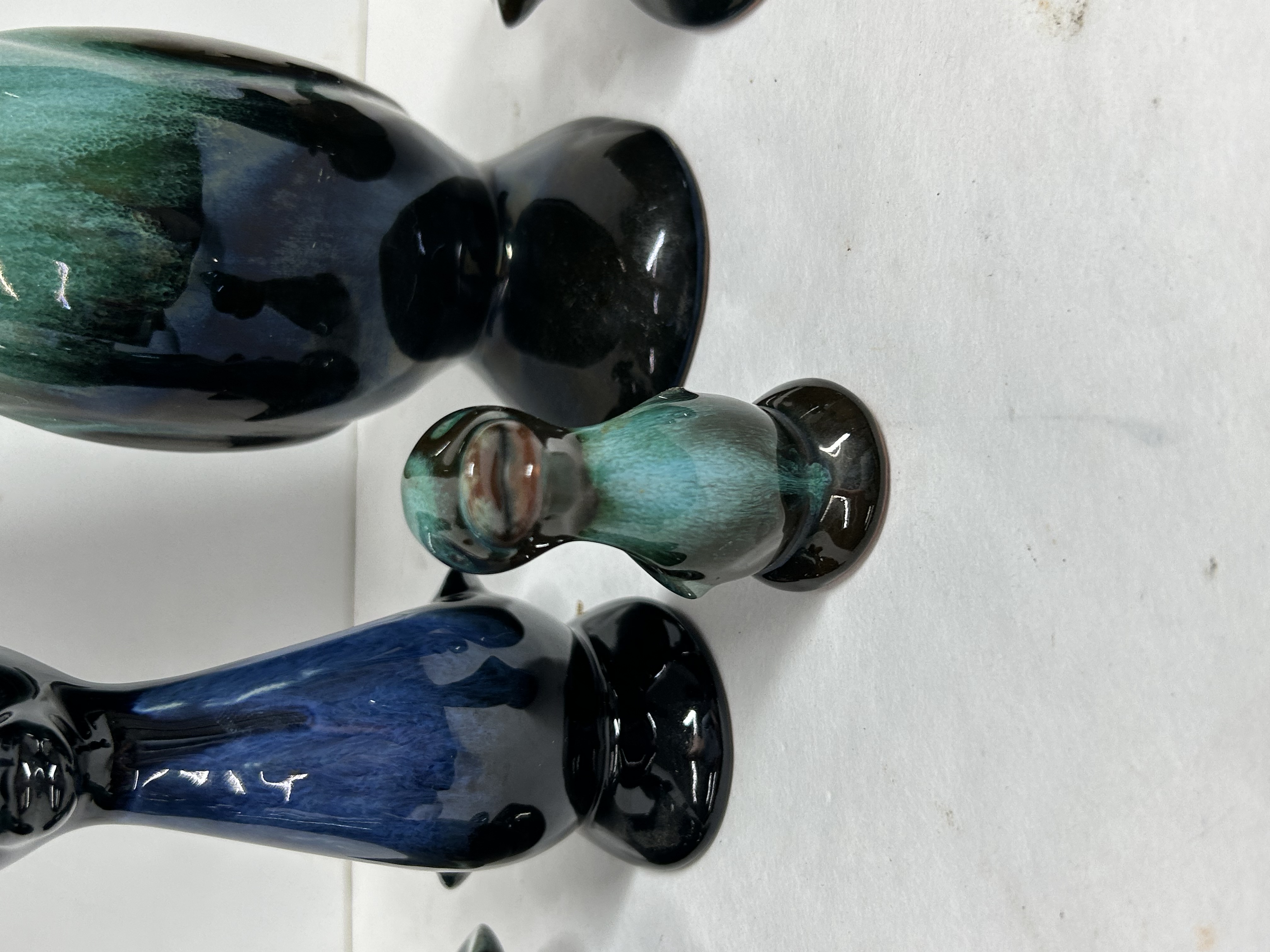 BLUE MOUNTAIN POTTERY STYLE CERAMIC WATERFOWL, MID-CENTURY