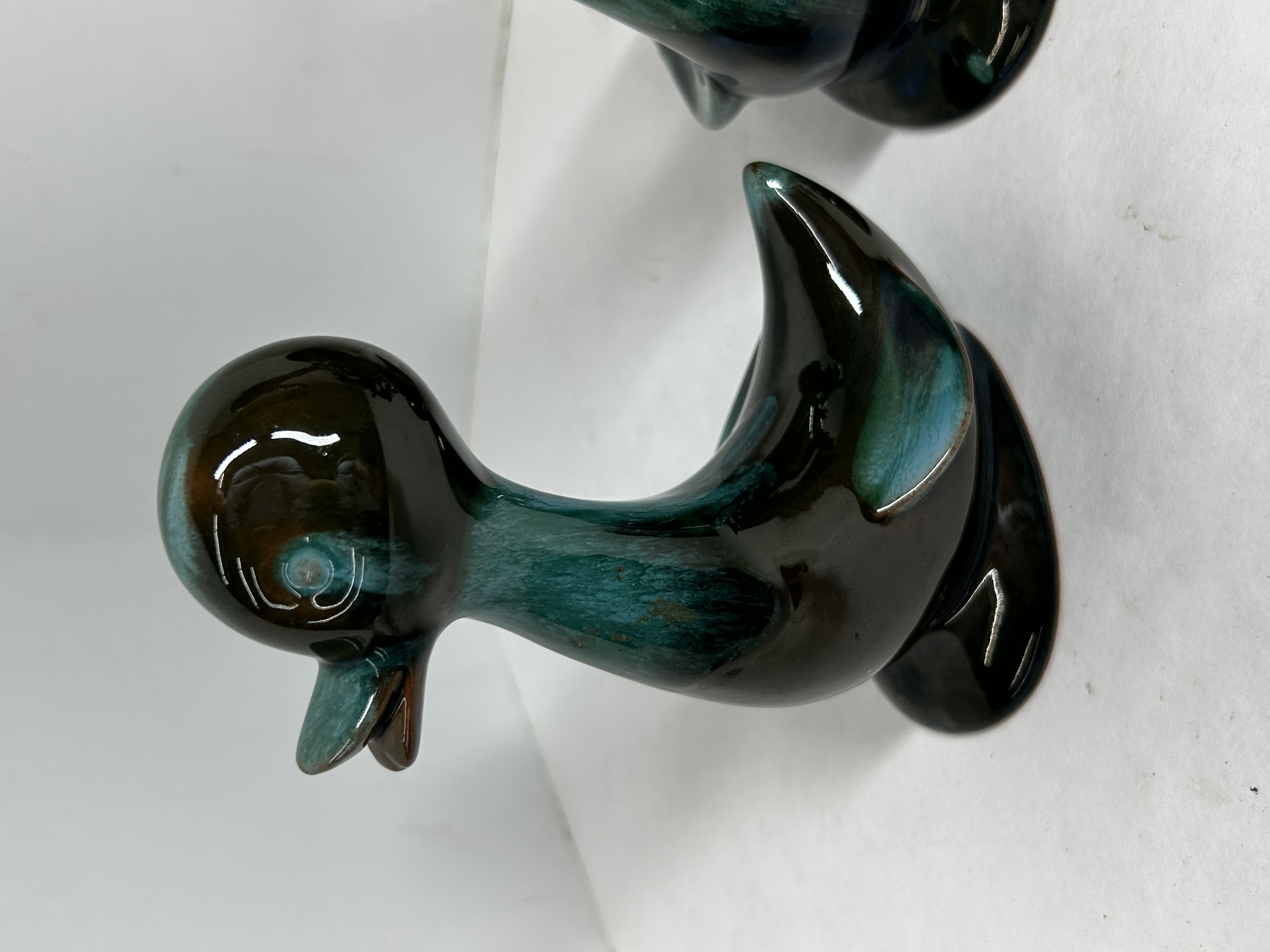 BLUE MOUNTAIN POTTERY STYLE CERAMIC WATERFOWL, MID-CENTURY