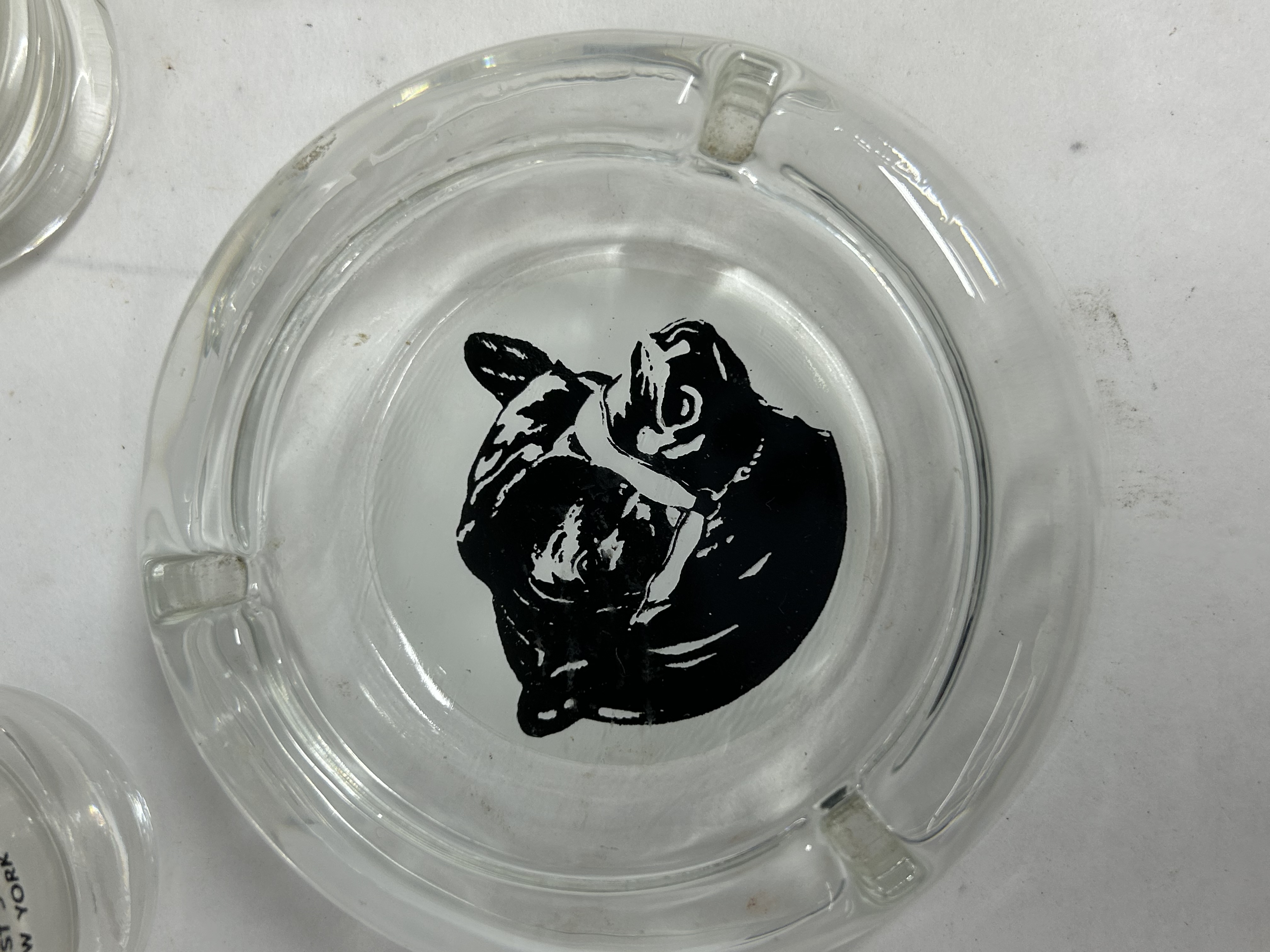 VARIOUS BLACK ANGUS GLASSWARE, 1975