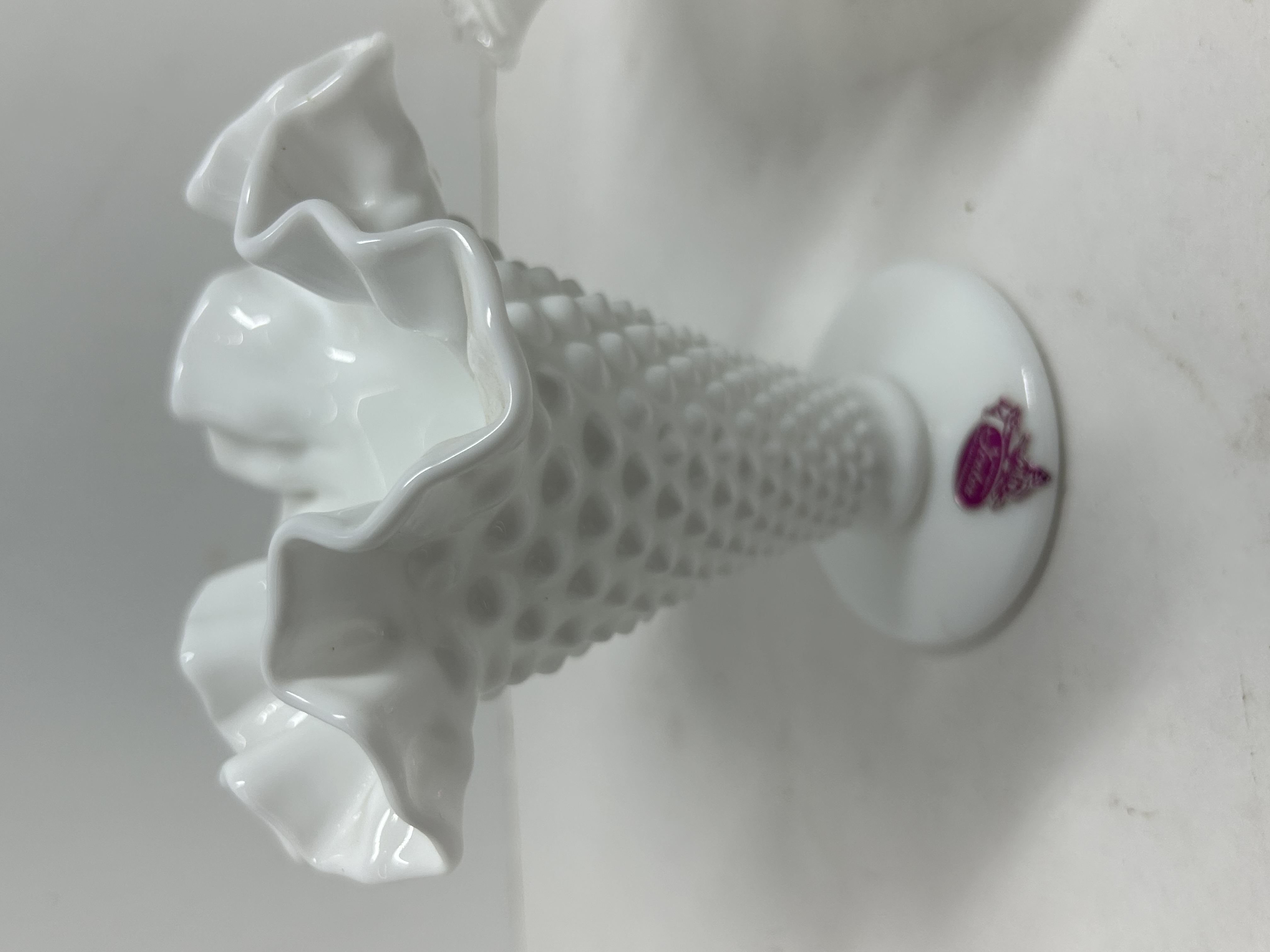 FENTON MILK GLASS ITEMS CIRCA 1970