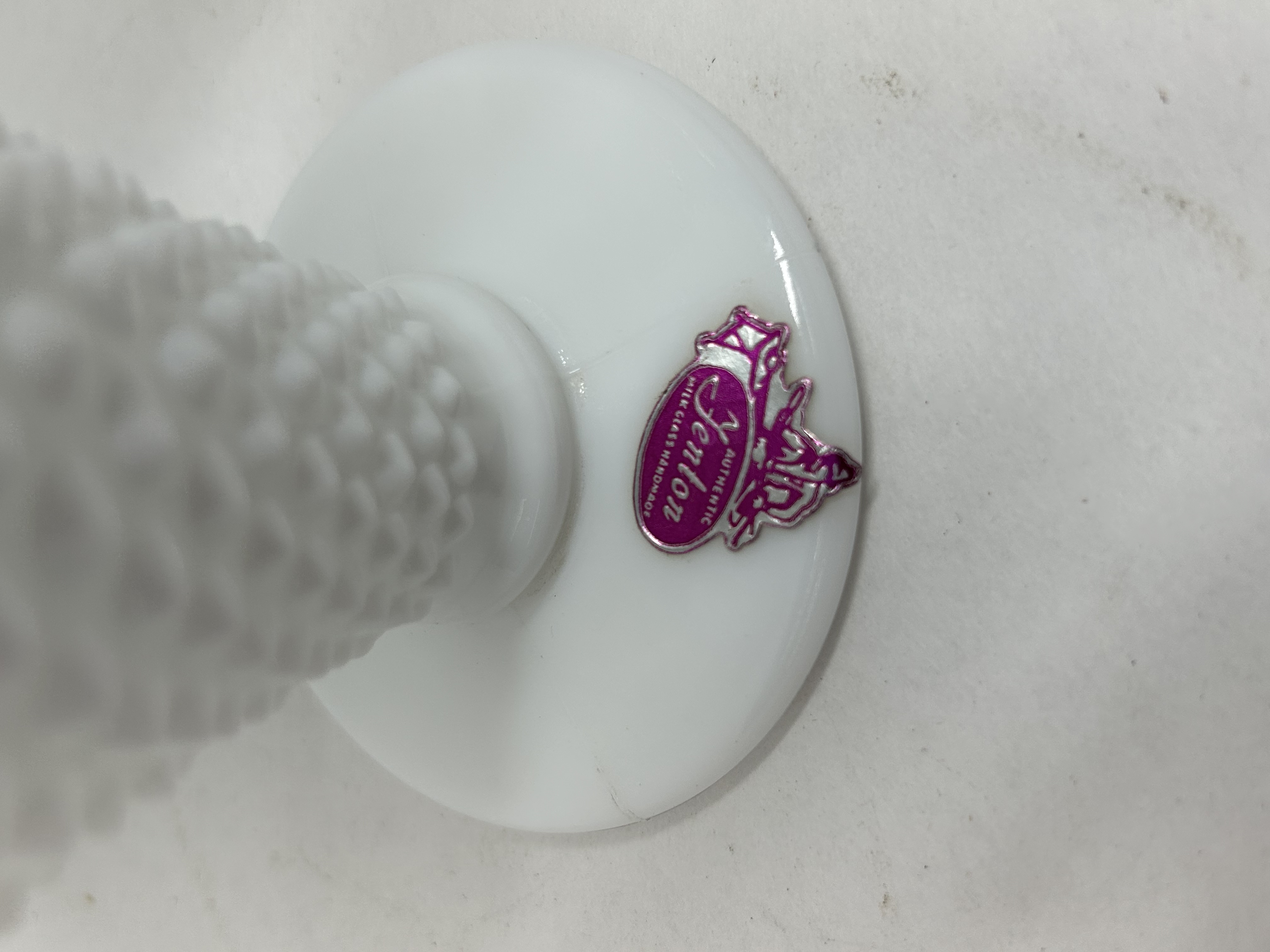 FENTON MILK GLASS ITEMS CIRCA 1970
