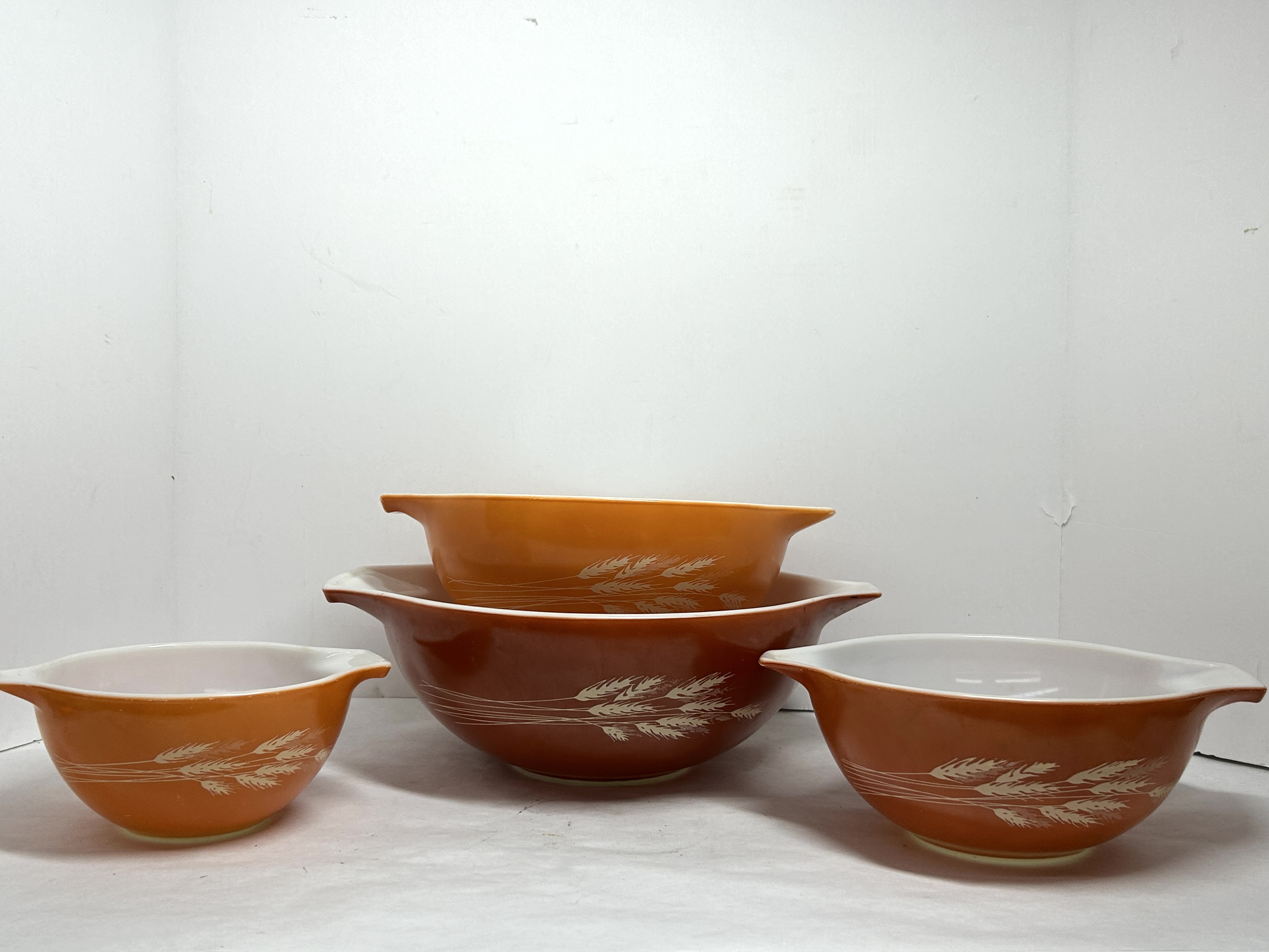 PYREX AUTUMN HARVEST CINDERELLA BOWLS, 1980