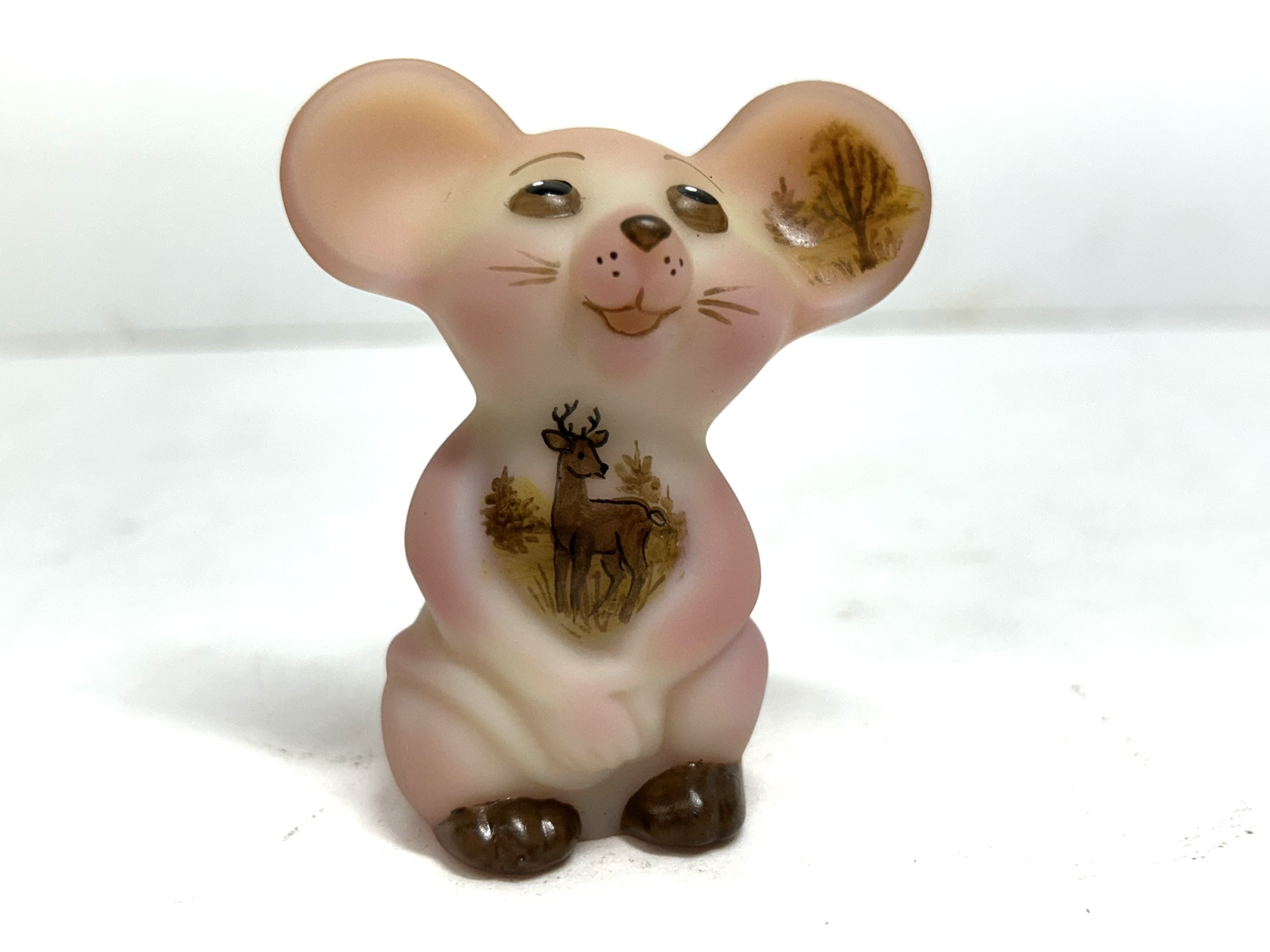 FENTON BURMESE SATIN MOUSE, 2012