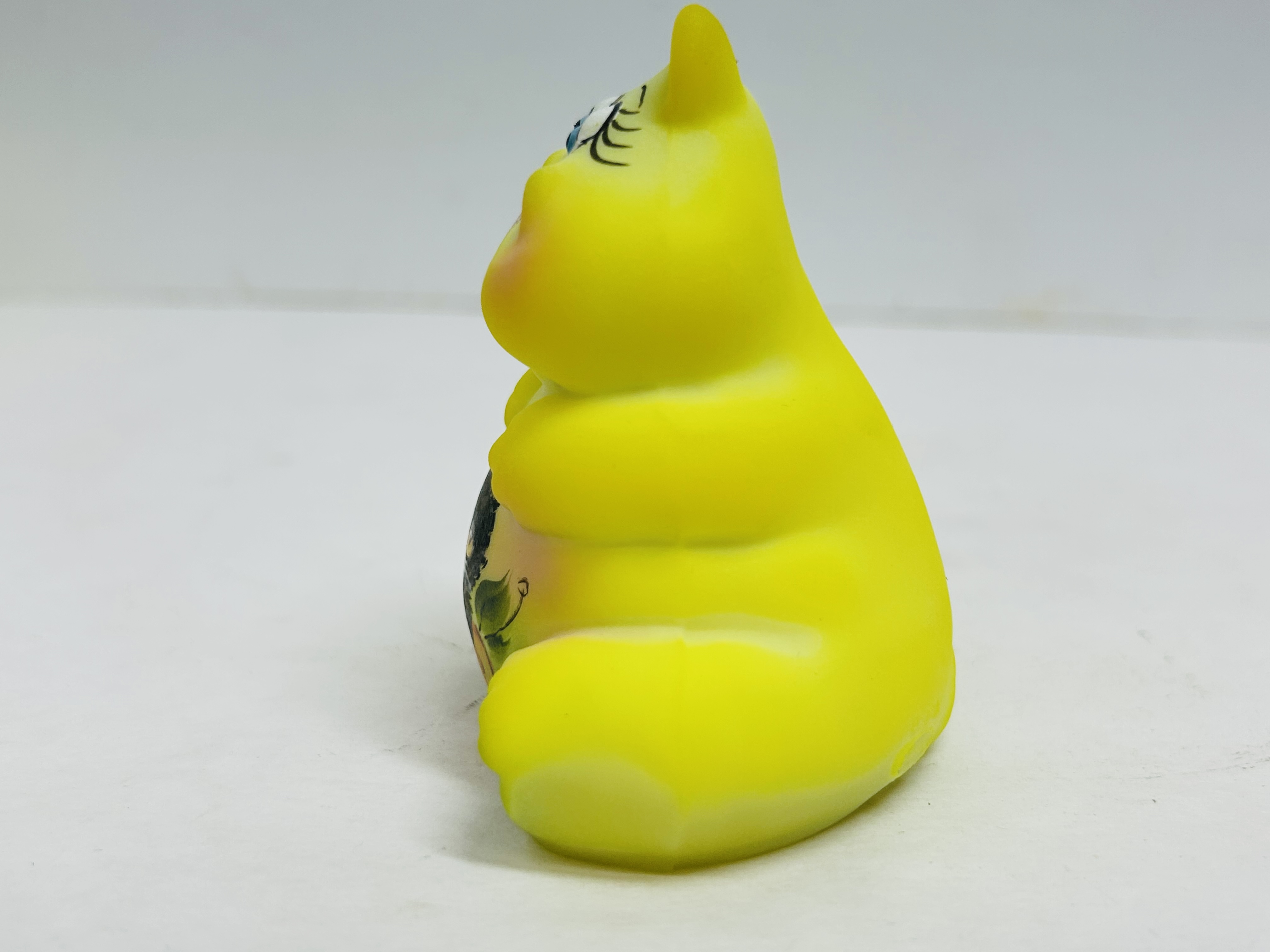 FENTON BURMESE GLASS HIPPO FIGURINE, 2020
