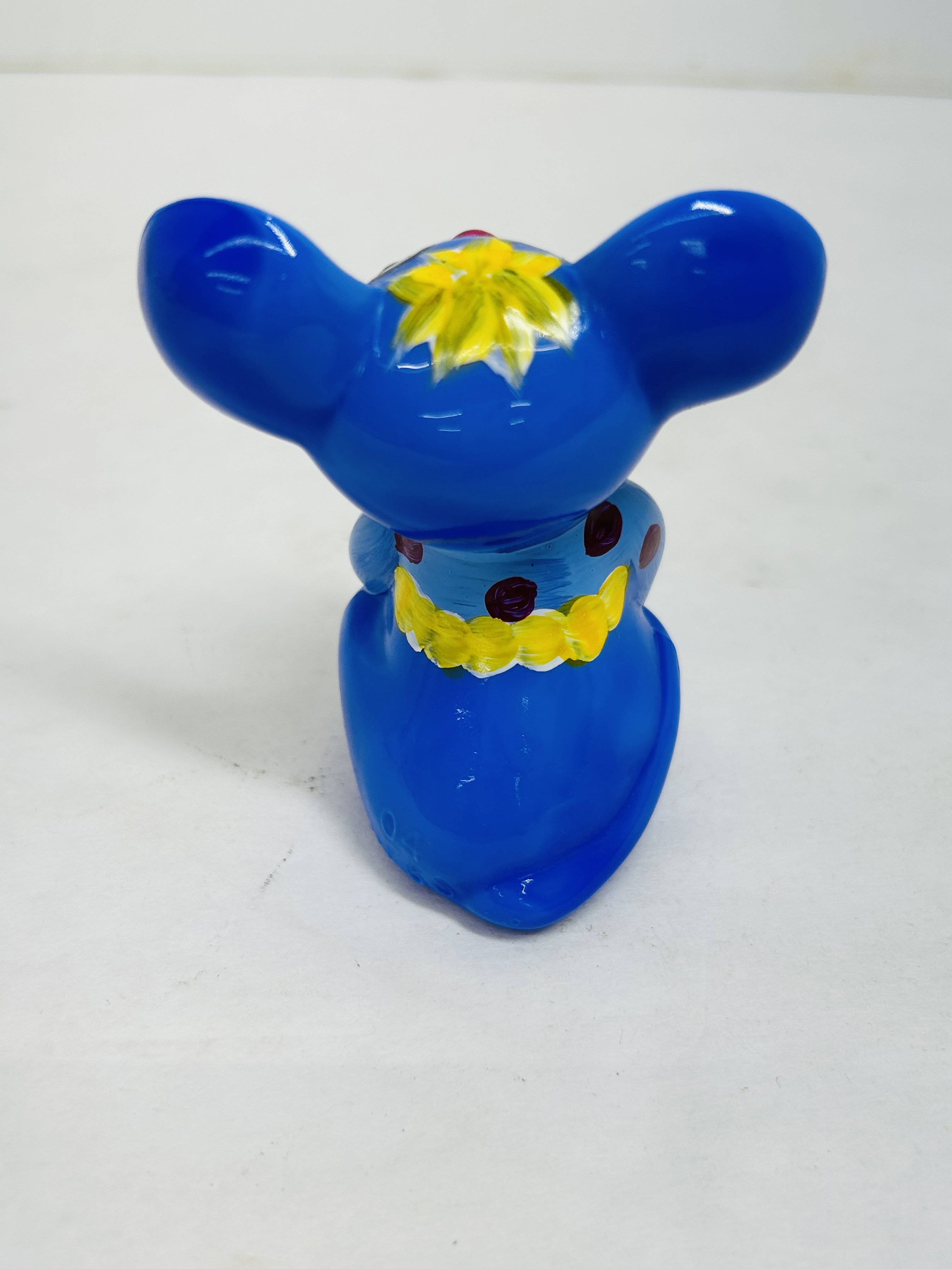 FENTON CLOWN MOUSE ART GLASS, 2004