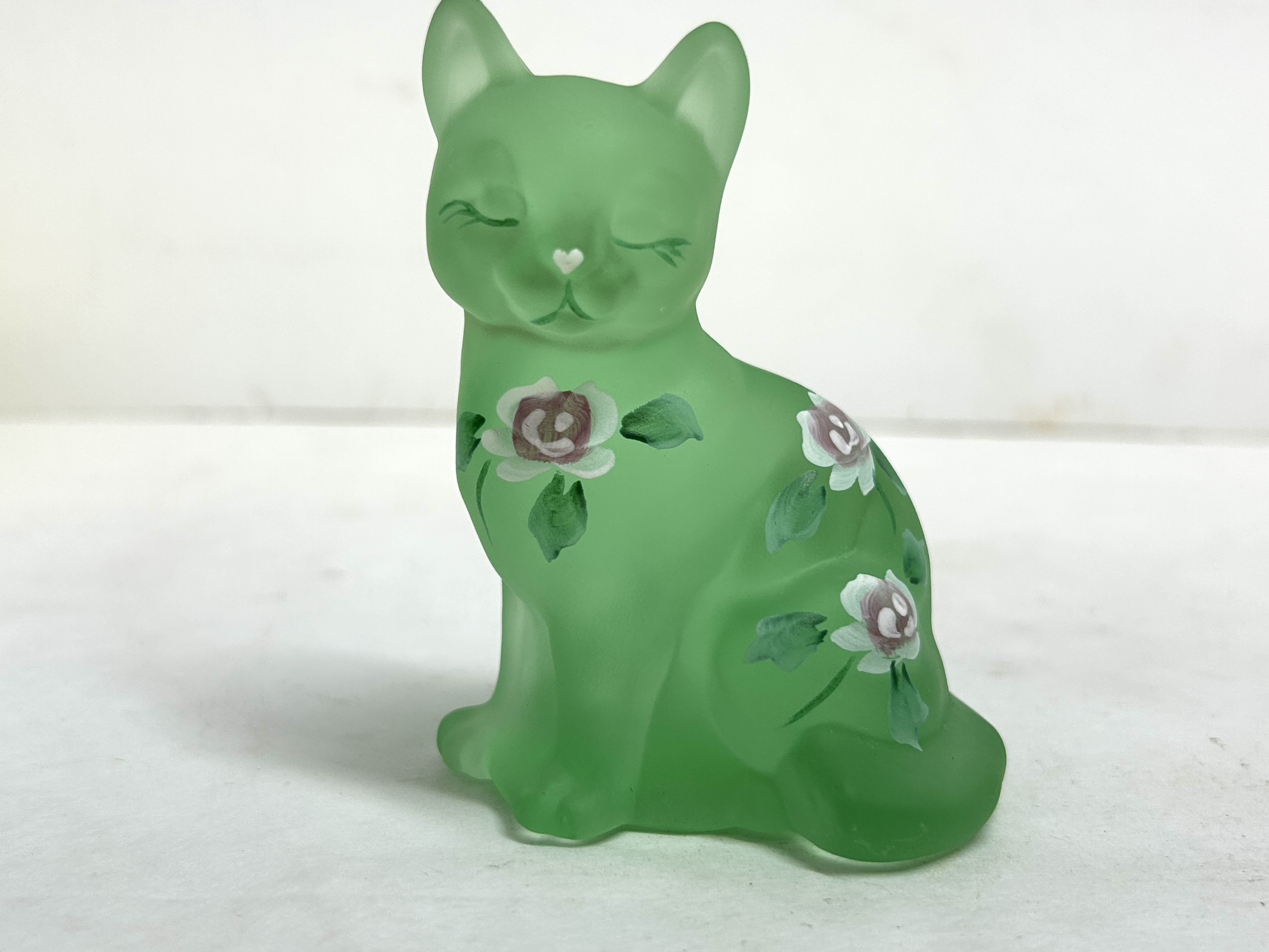 FENTON WILLOW GREEN SATIN CAT