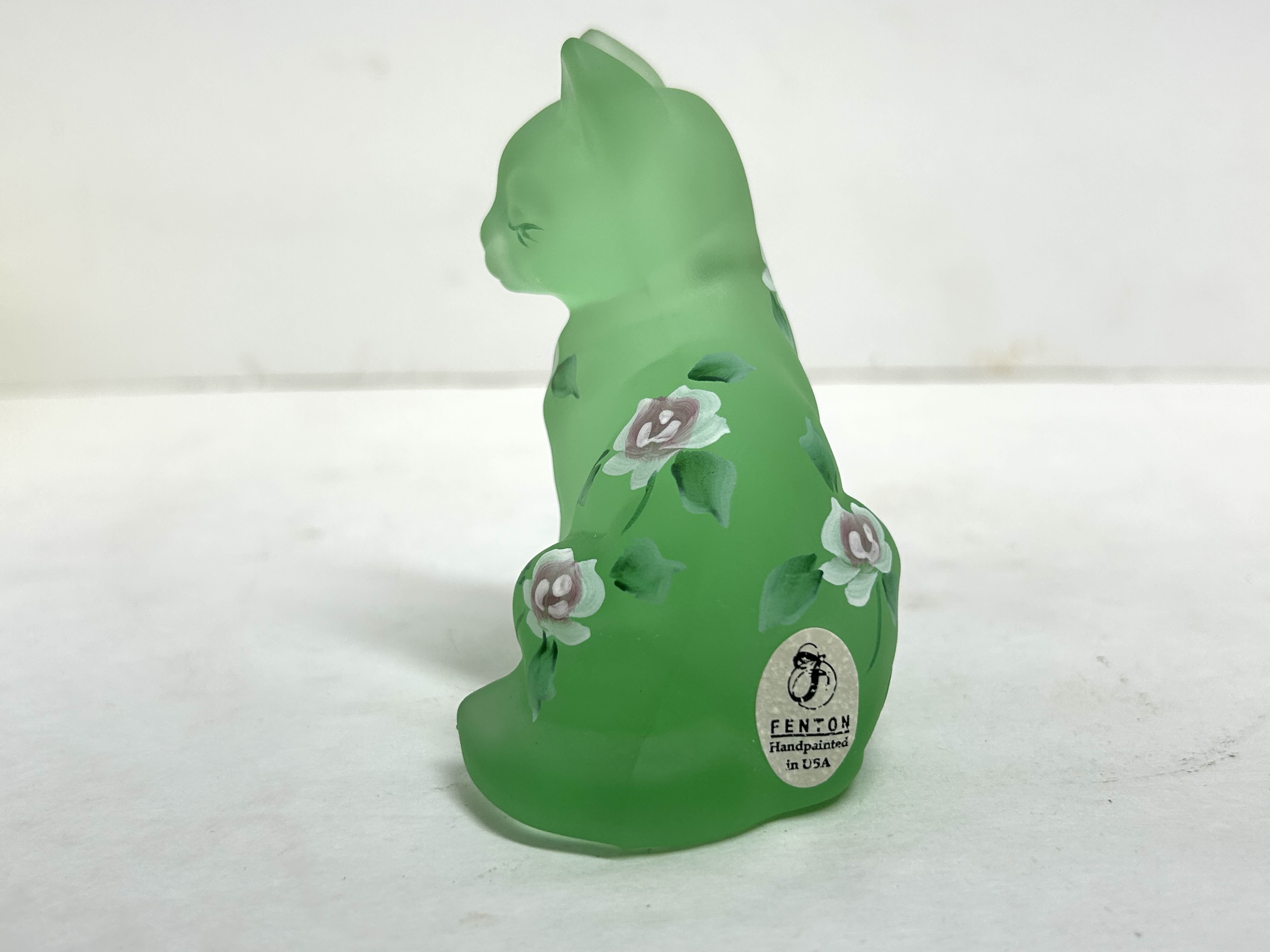 FENTON WILLOW GREEN SATIN CAT