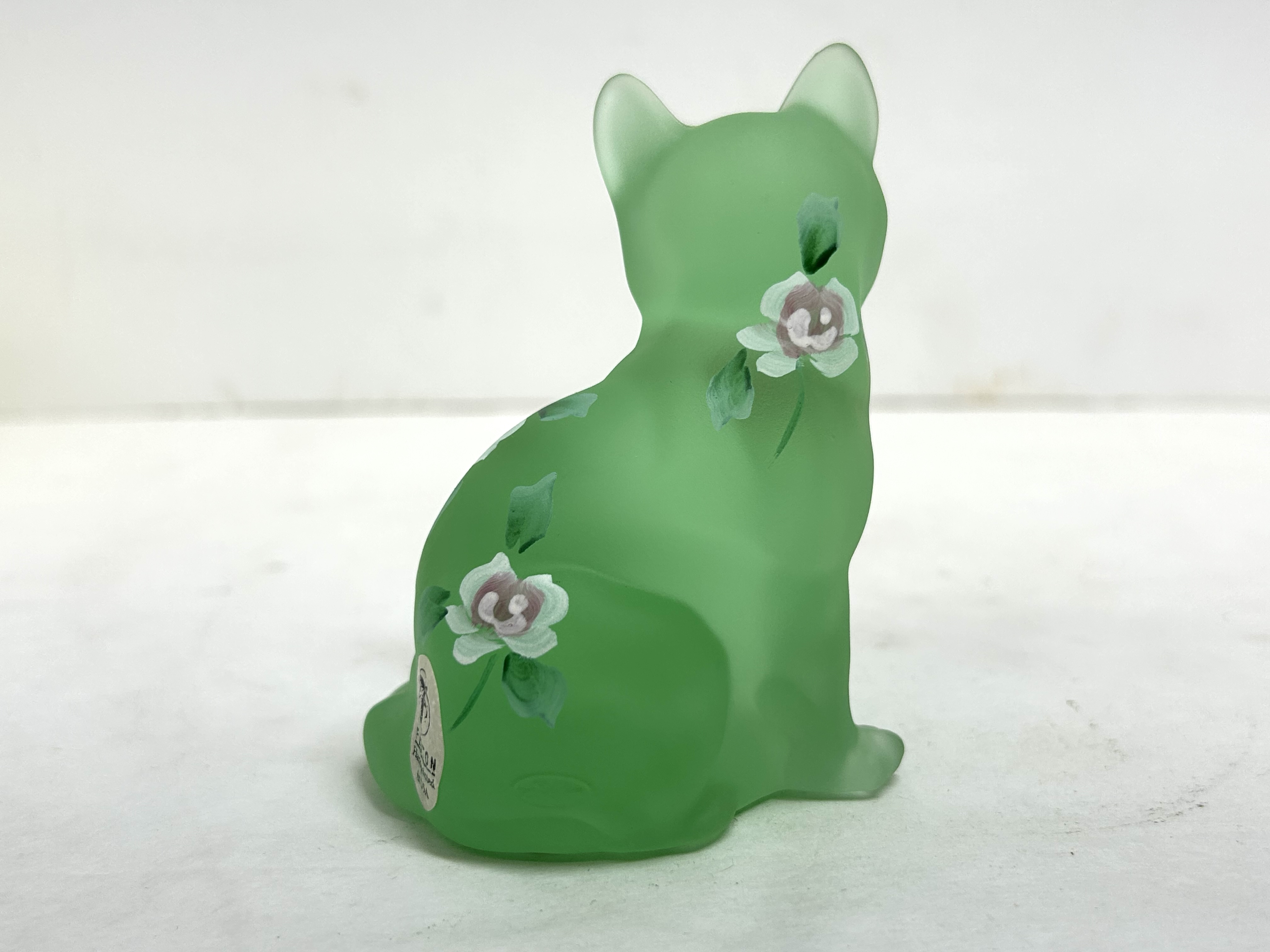 FENTON WILLOW GREEN SATIN CAT