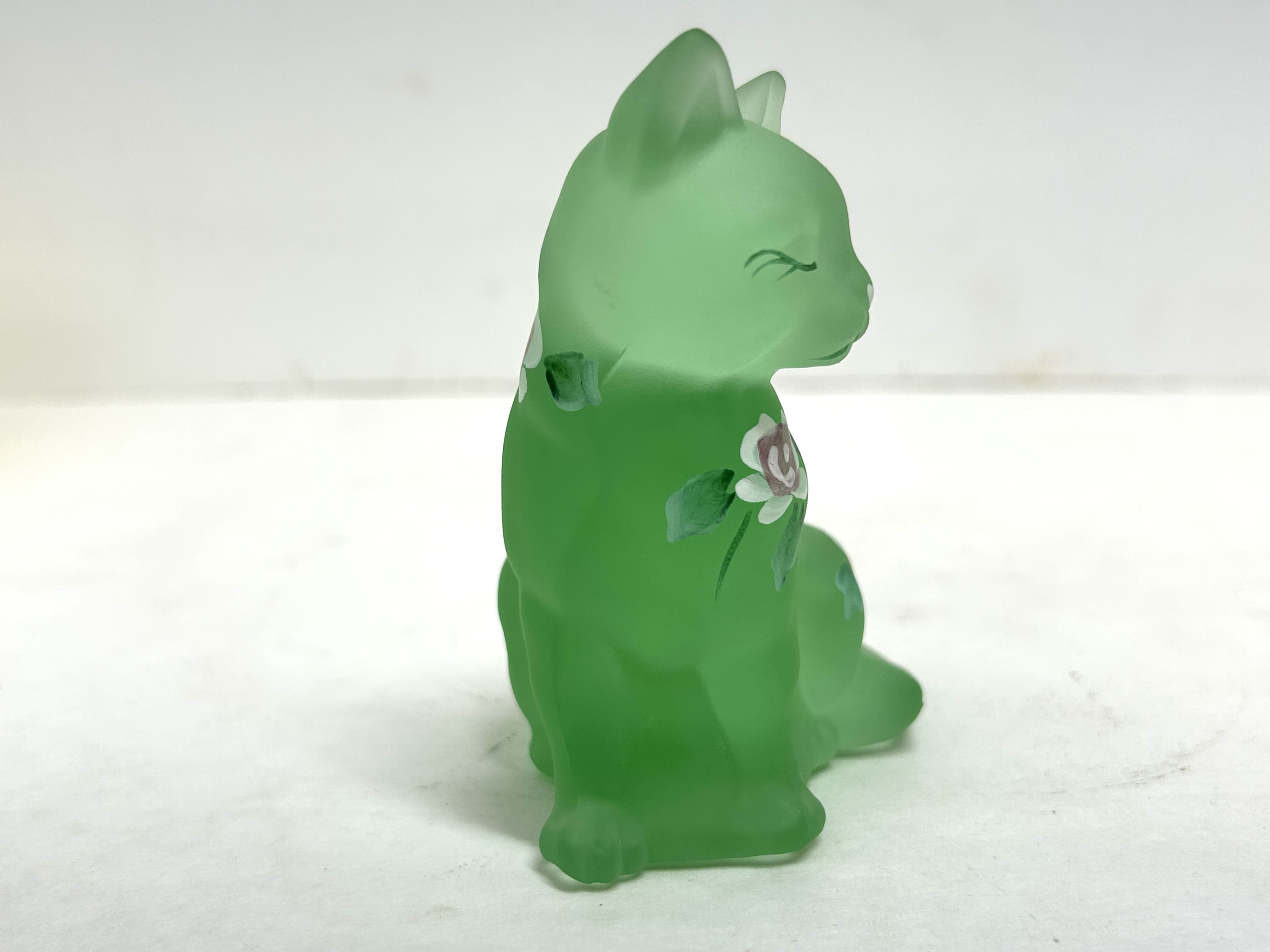 FENTON WILLOW GREEN SATIN CAT
