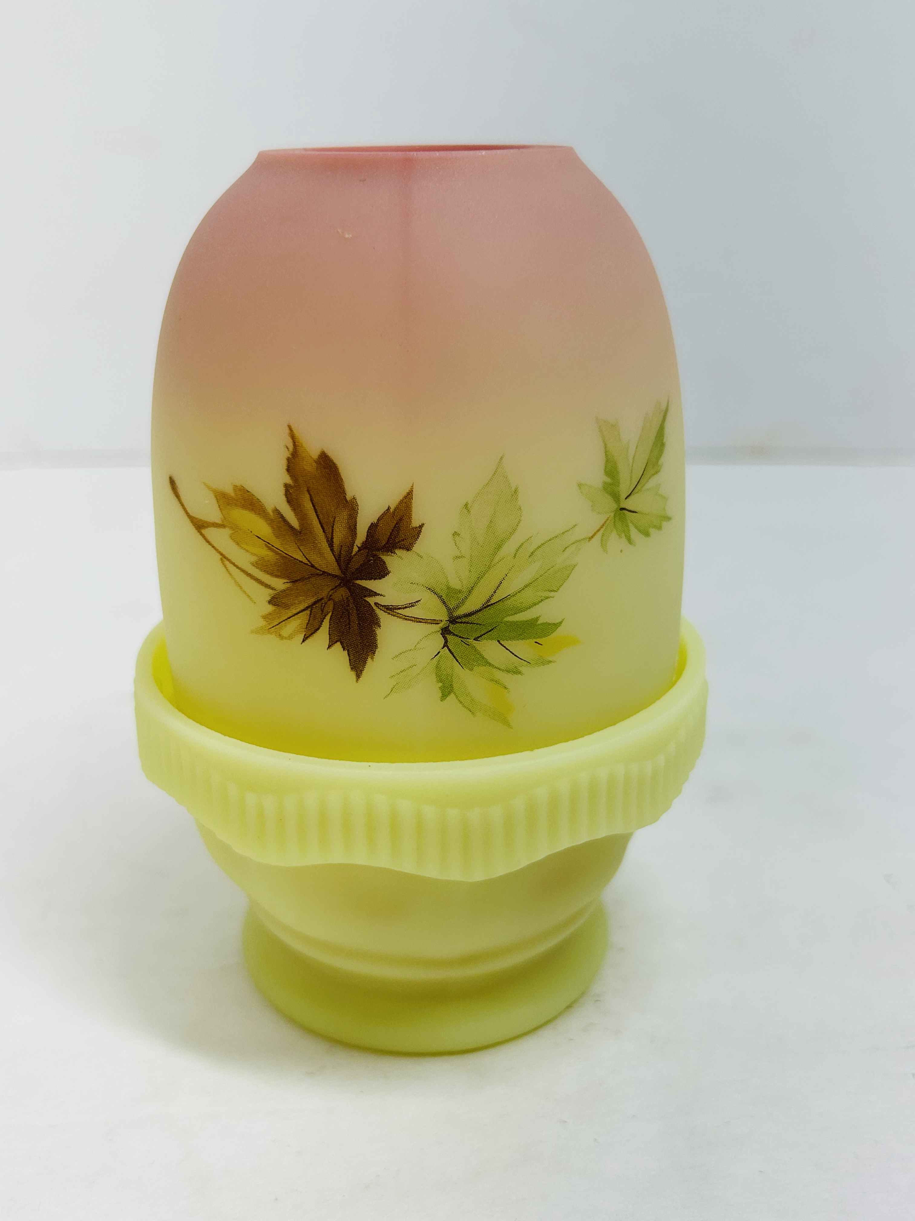 FENTON BURMESE FAIRY LAMP