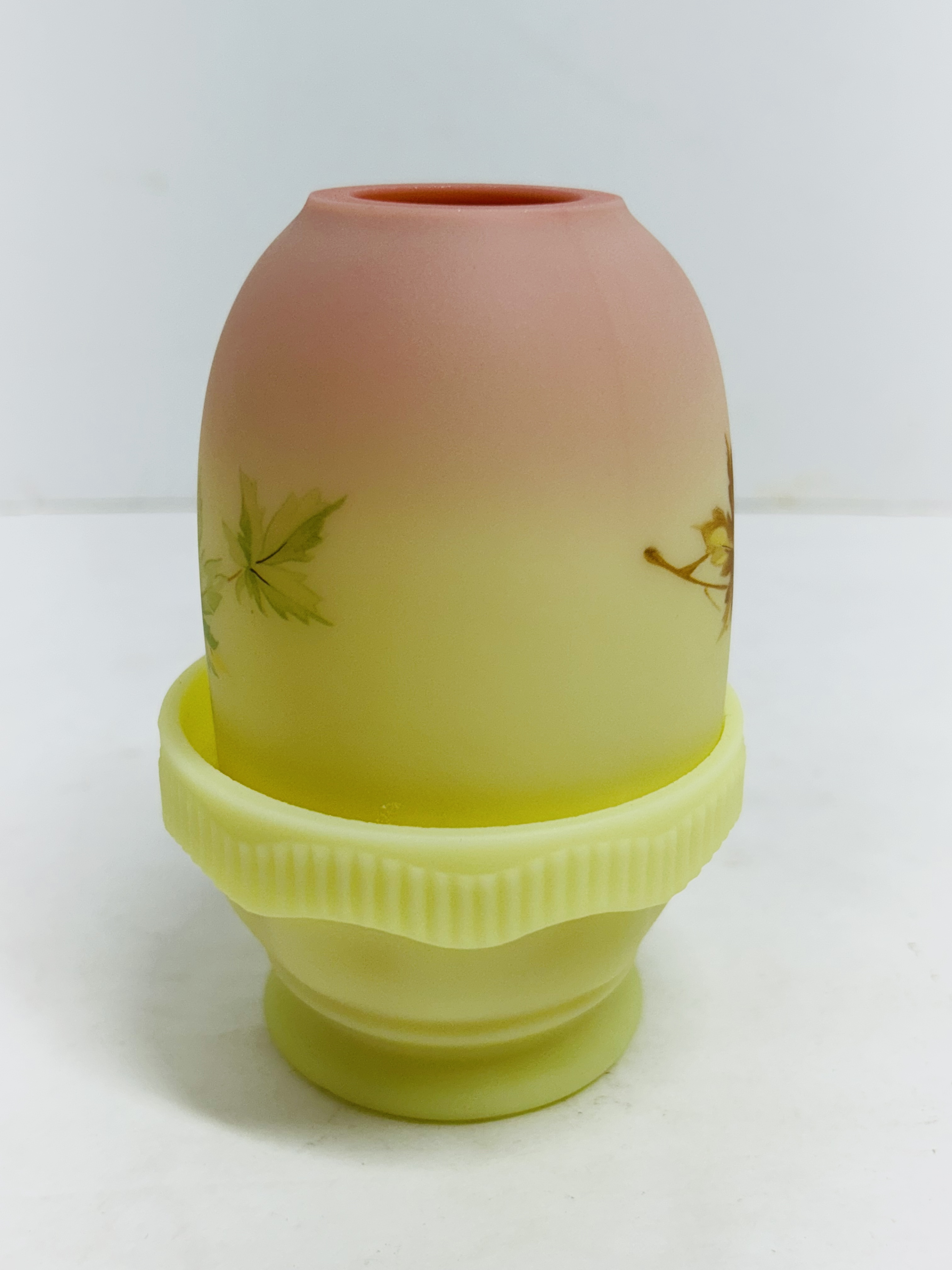 FENTON BURMESE FAIRY LAMP