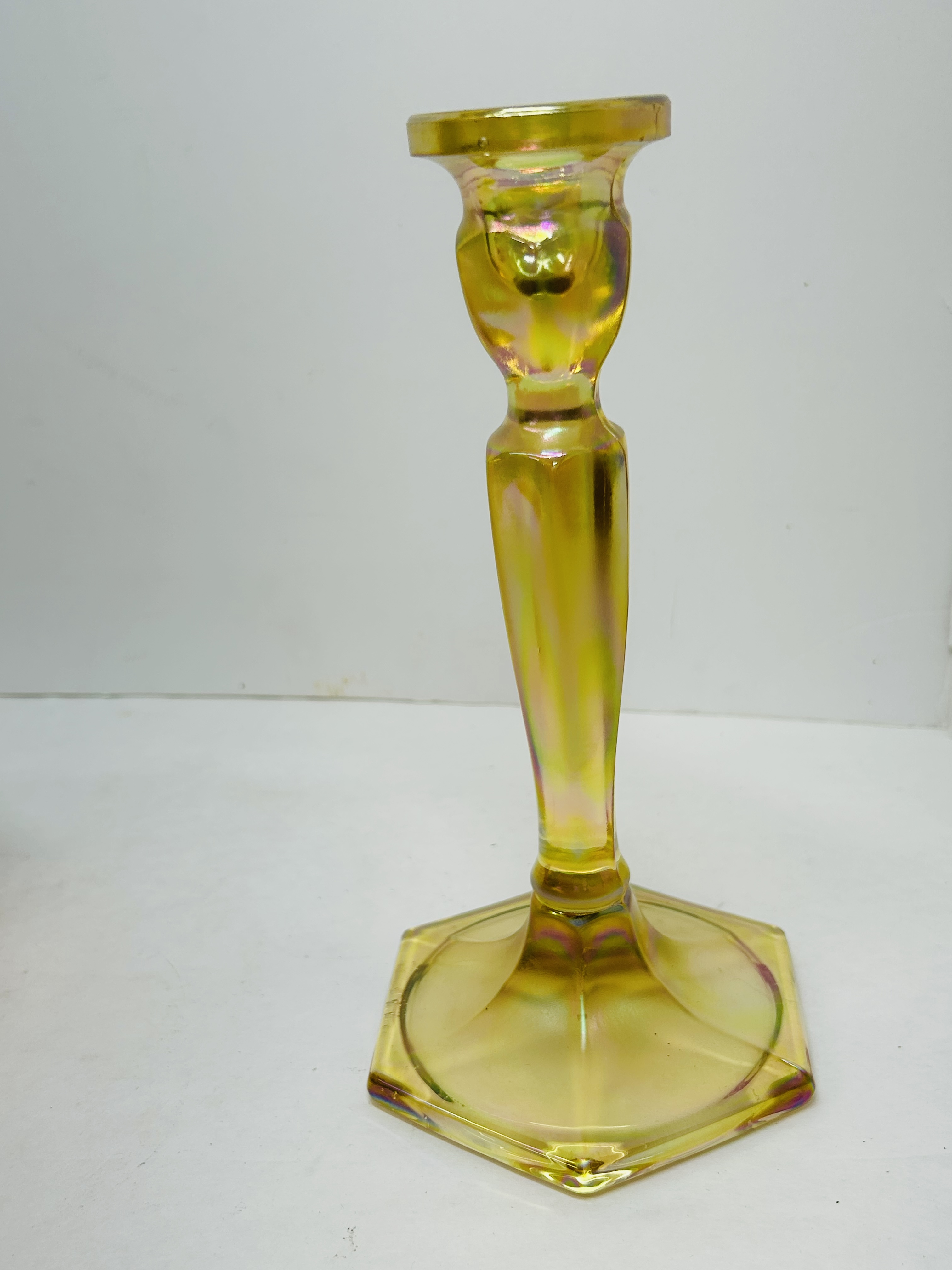 JEANNETTE STYLE AMBERINA AND CARNIVAL GLASS, 1960s