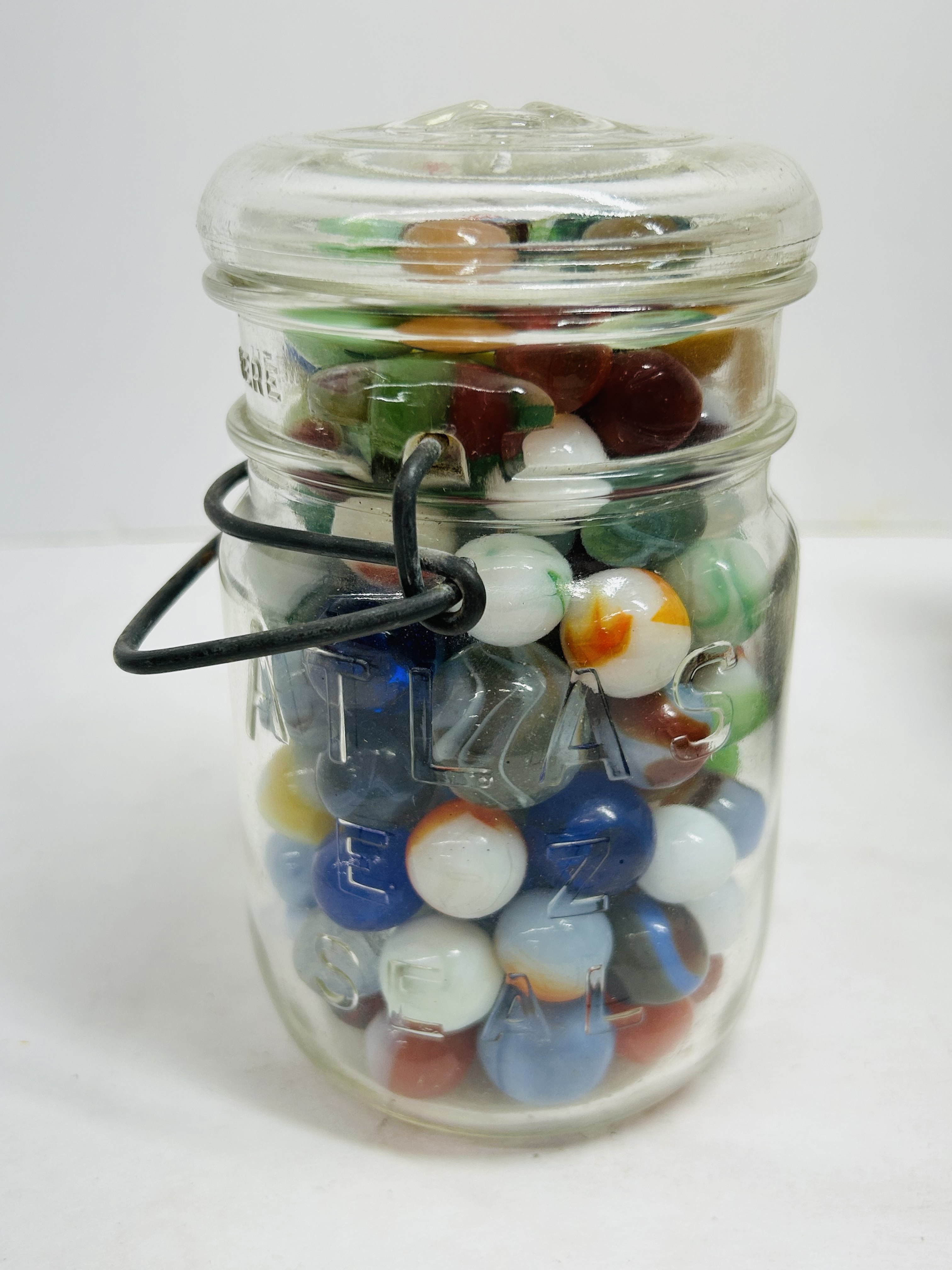 GLASS MARBLES, MID-20TH CENTURY