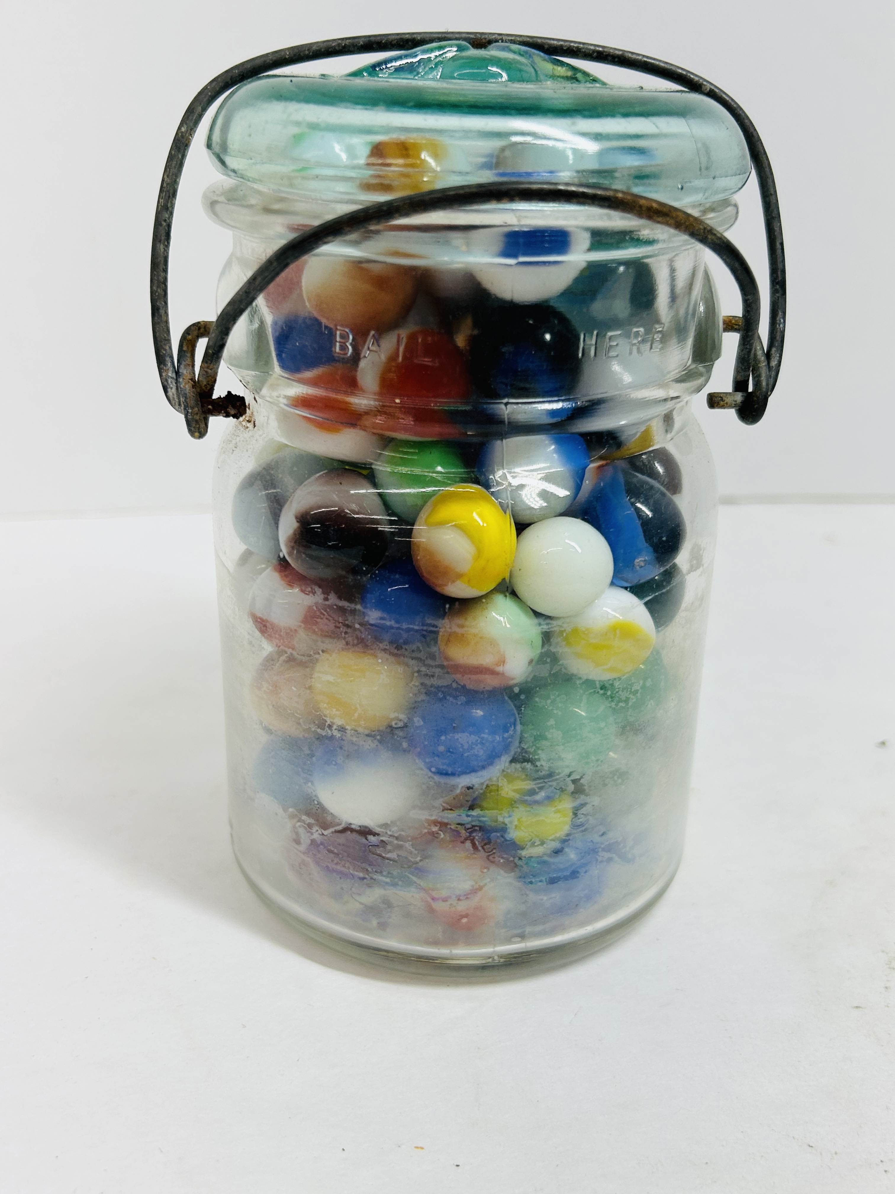 GLASS MARBLE COLLECTION, MID-20TH CENTURY