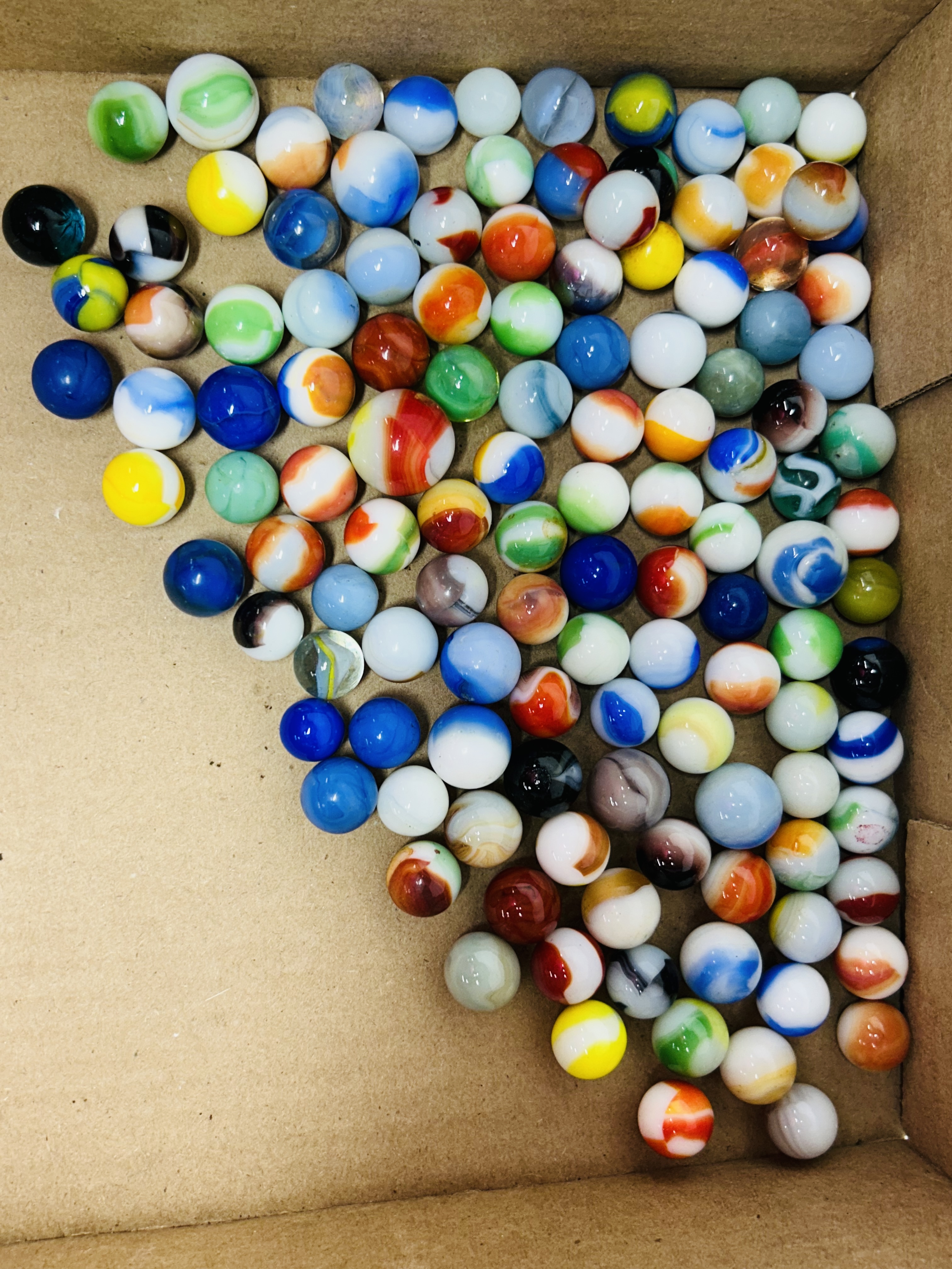 GLASS MARBLE COLLECTION, MID-20TH CENTURY