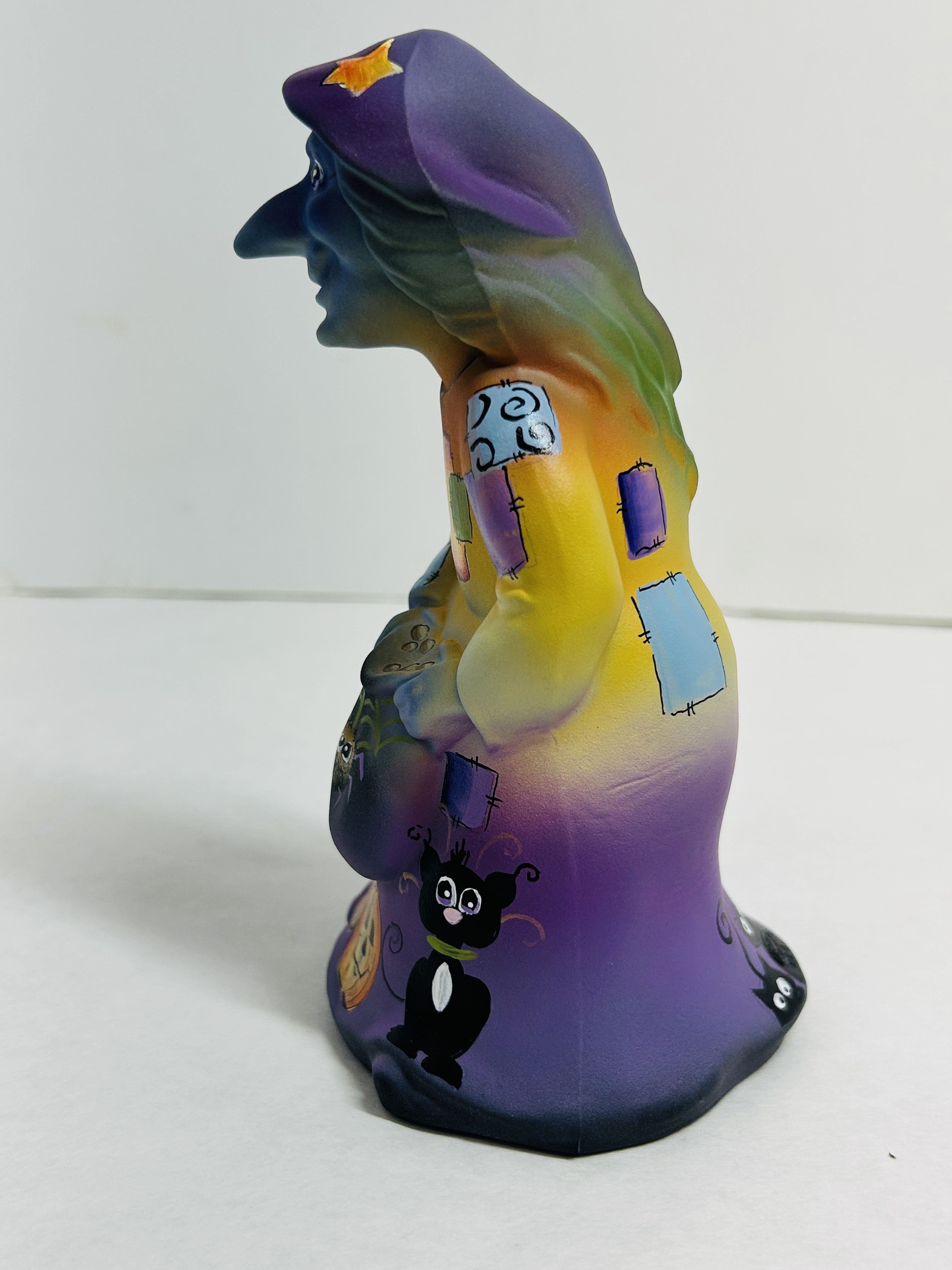 FENTON GLASS WITCH FIGURINE, 2025