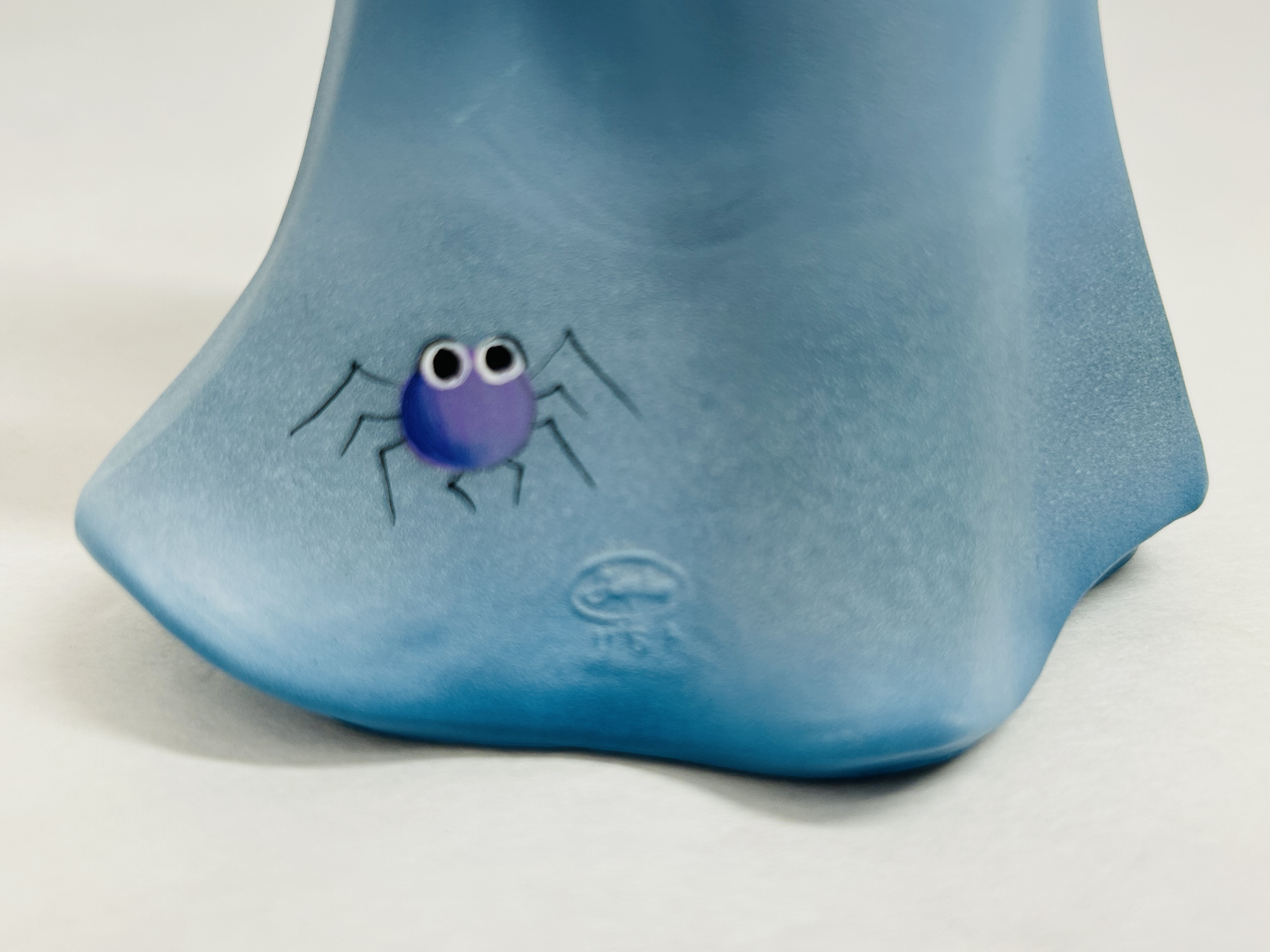 FENTON BLUE SATIN GHOST FIGURINE, 2025