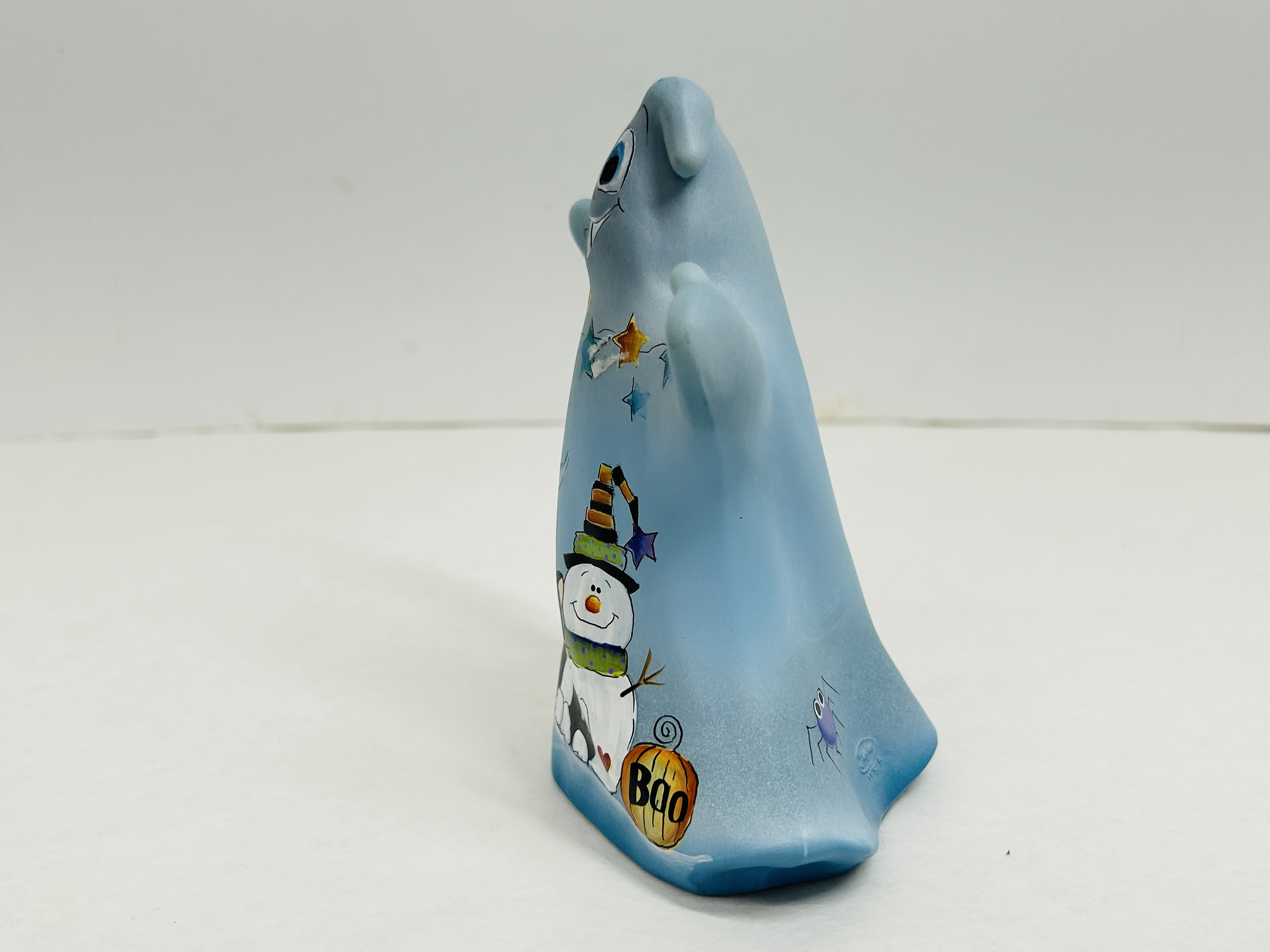 FENTON BLUE SATIN GHOST FIGURINE, 2025