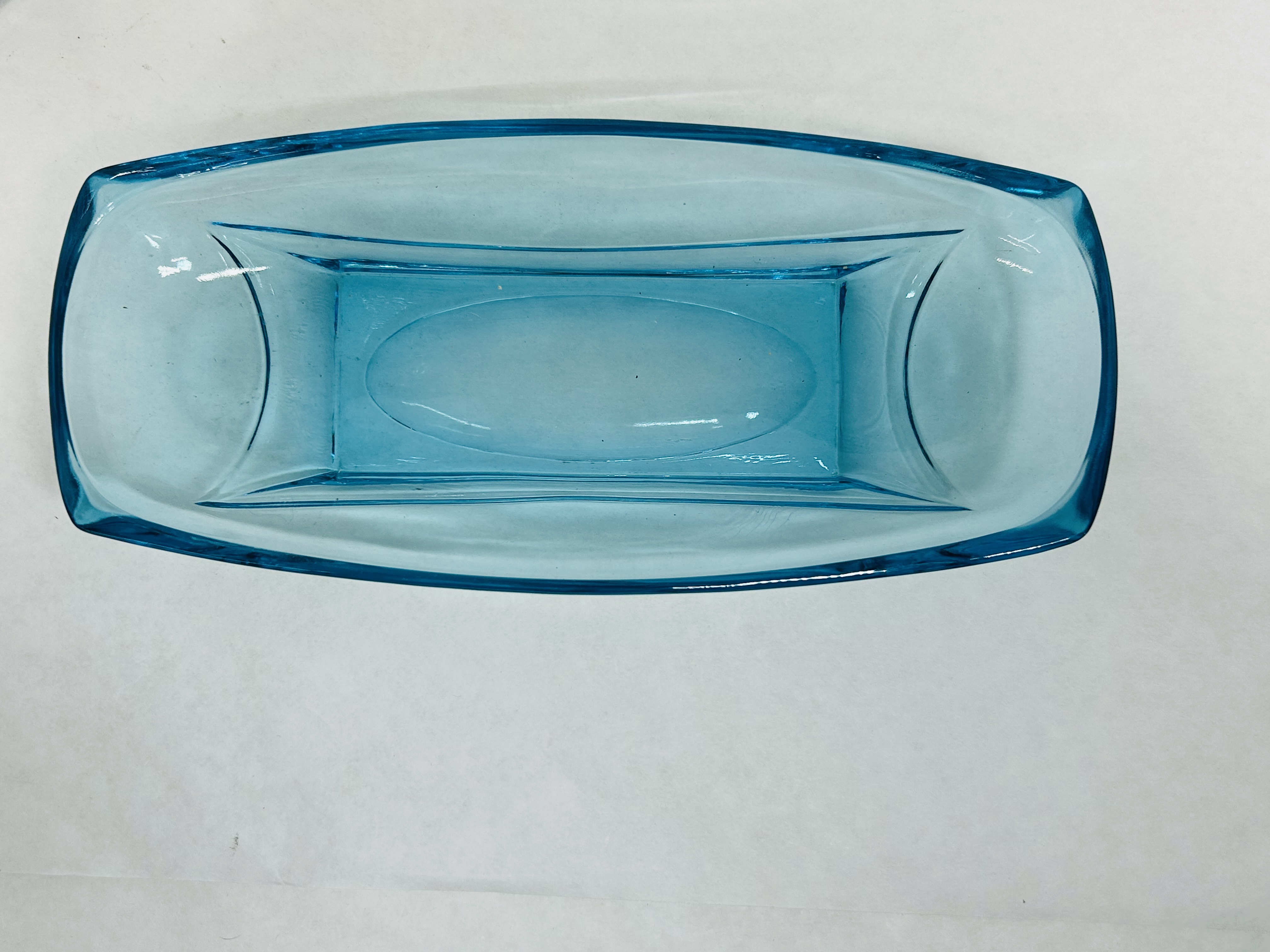 TWO CUT CRYSTAL AND GLASS VESSELS