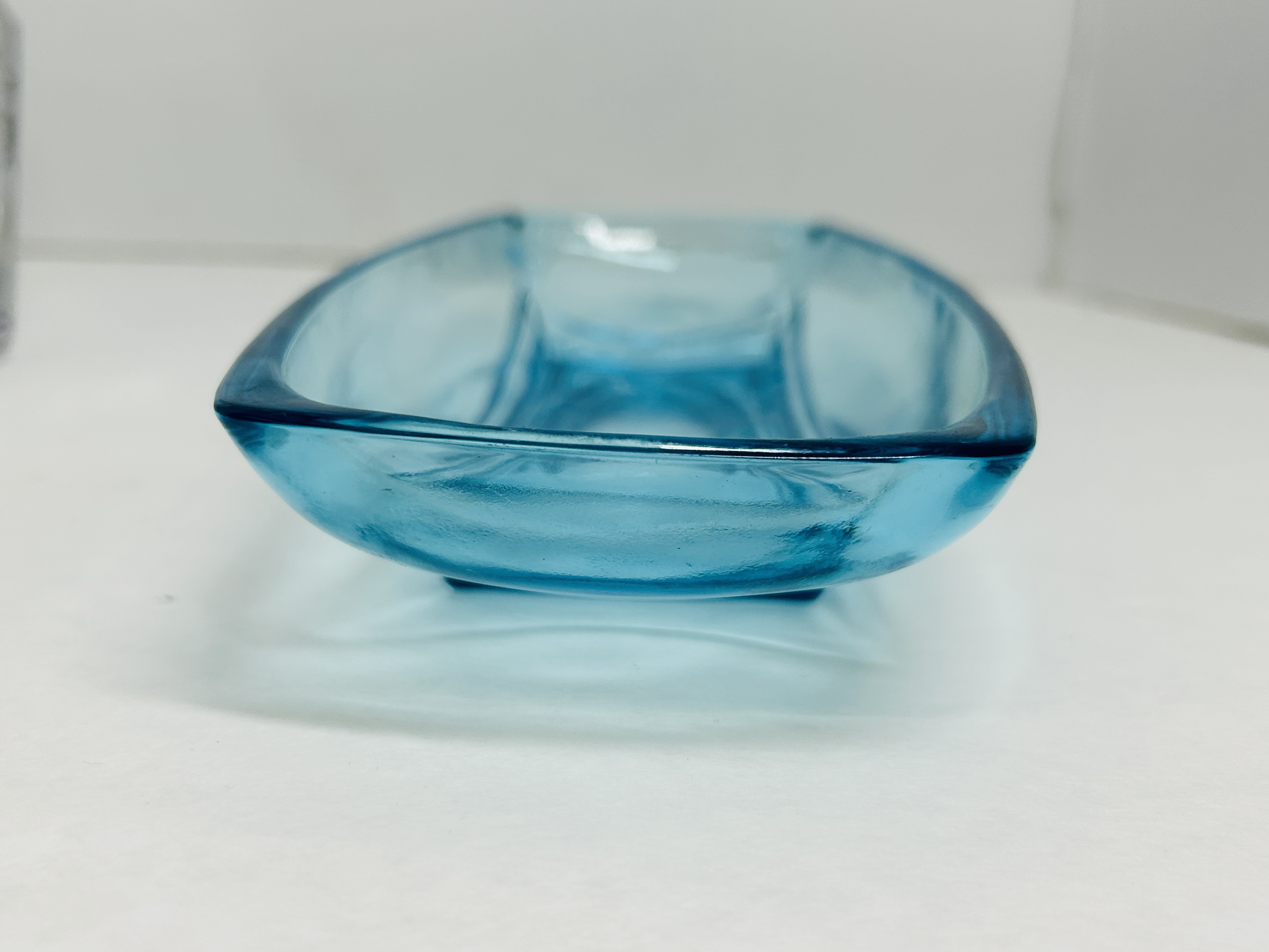 TWO CUT CRYSTAL AND GLASS VESSELS