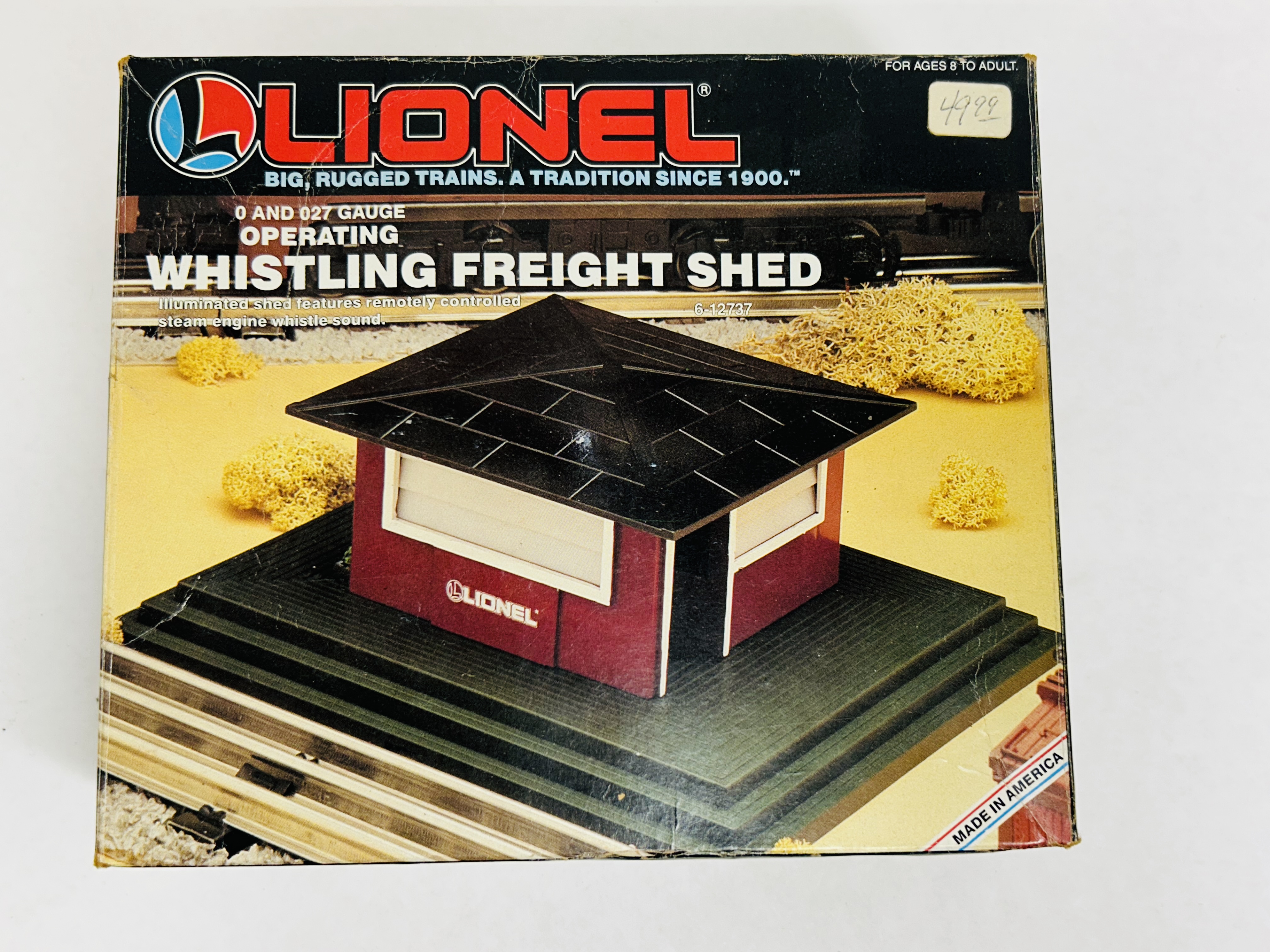 LIONEL WHISTLING FREIGHT SHED, 1990S