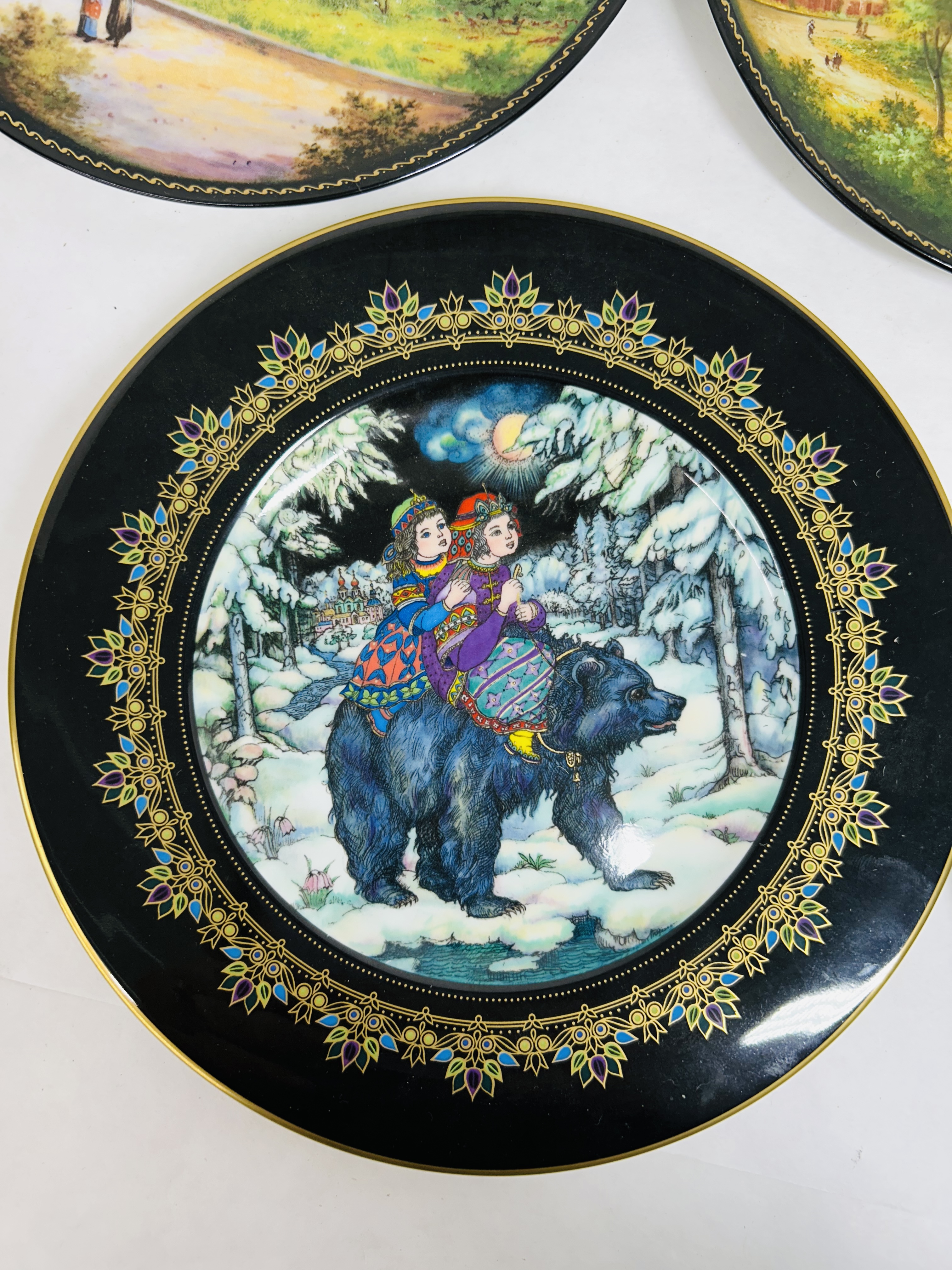 VARIOUS ARTISTS, RUSSIAN PORCELAIN PLATES, 1991