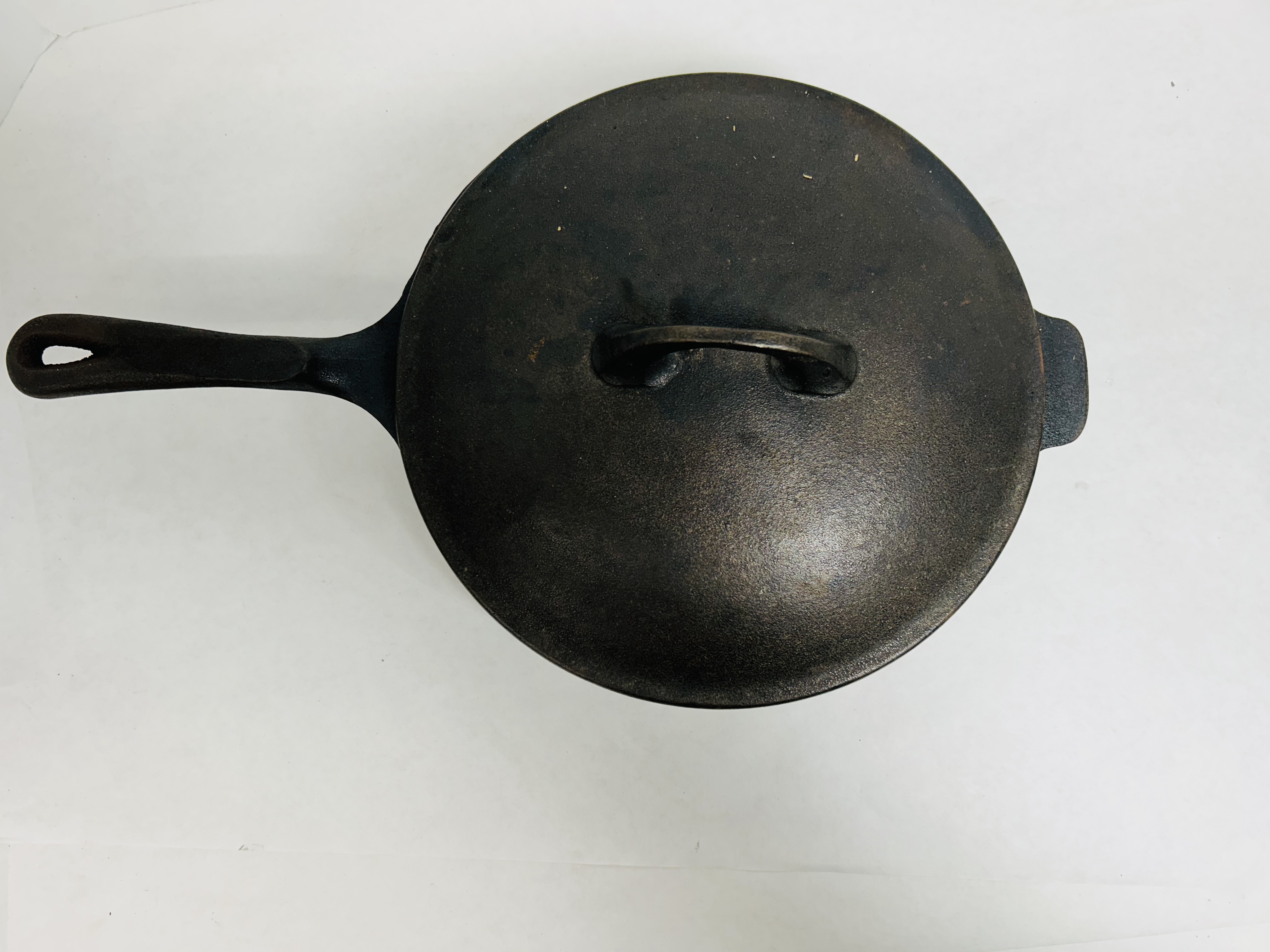 WAGNER, CAST IRON CHICKEN FRYER, C. 1991