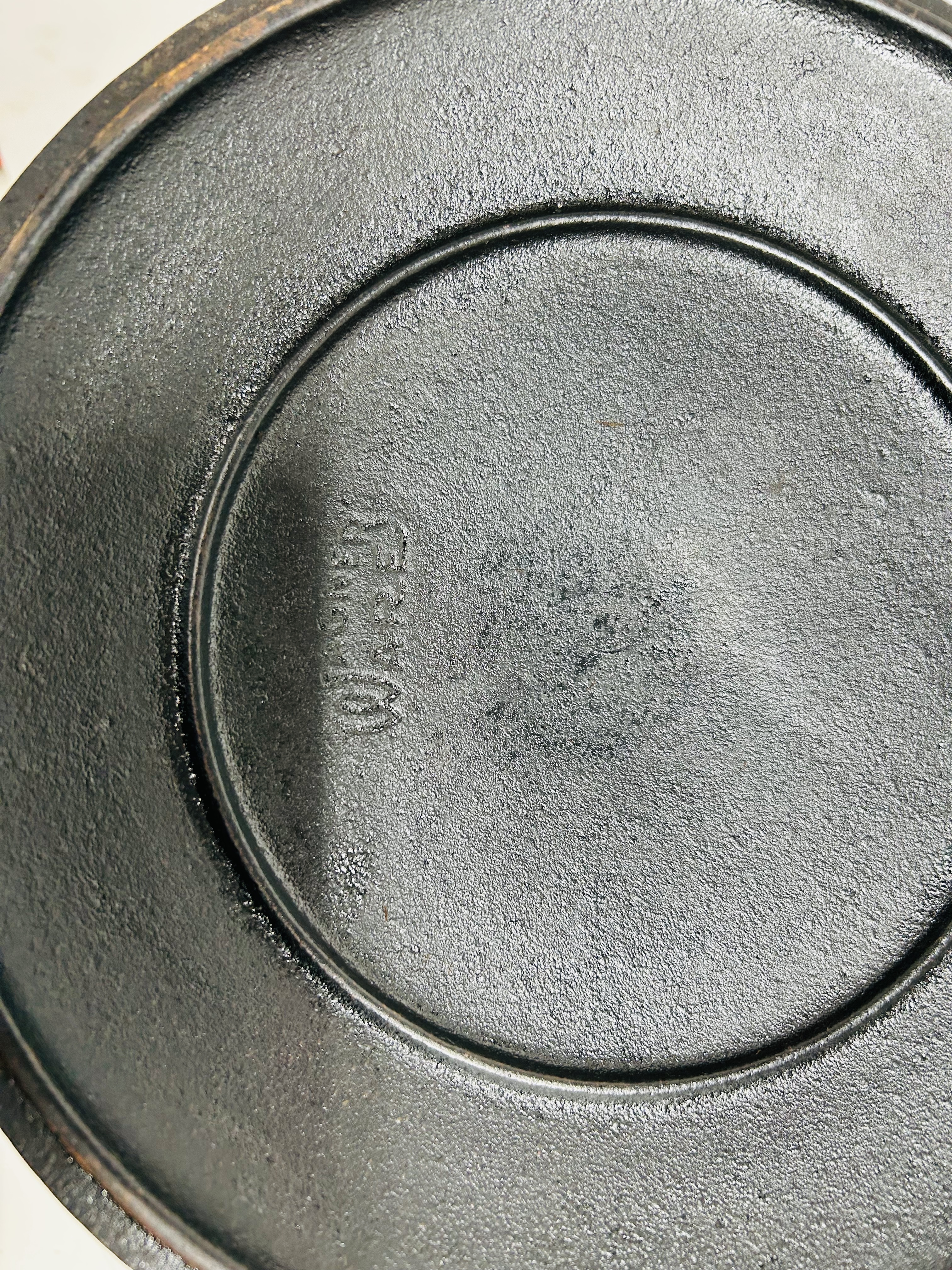 WAGNER, CAST IRON CHICKEN FRYER, C. 1991