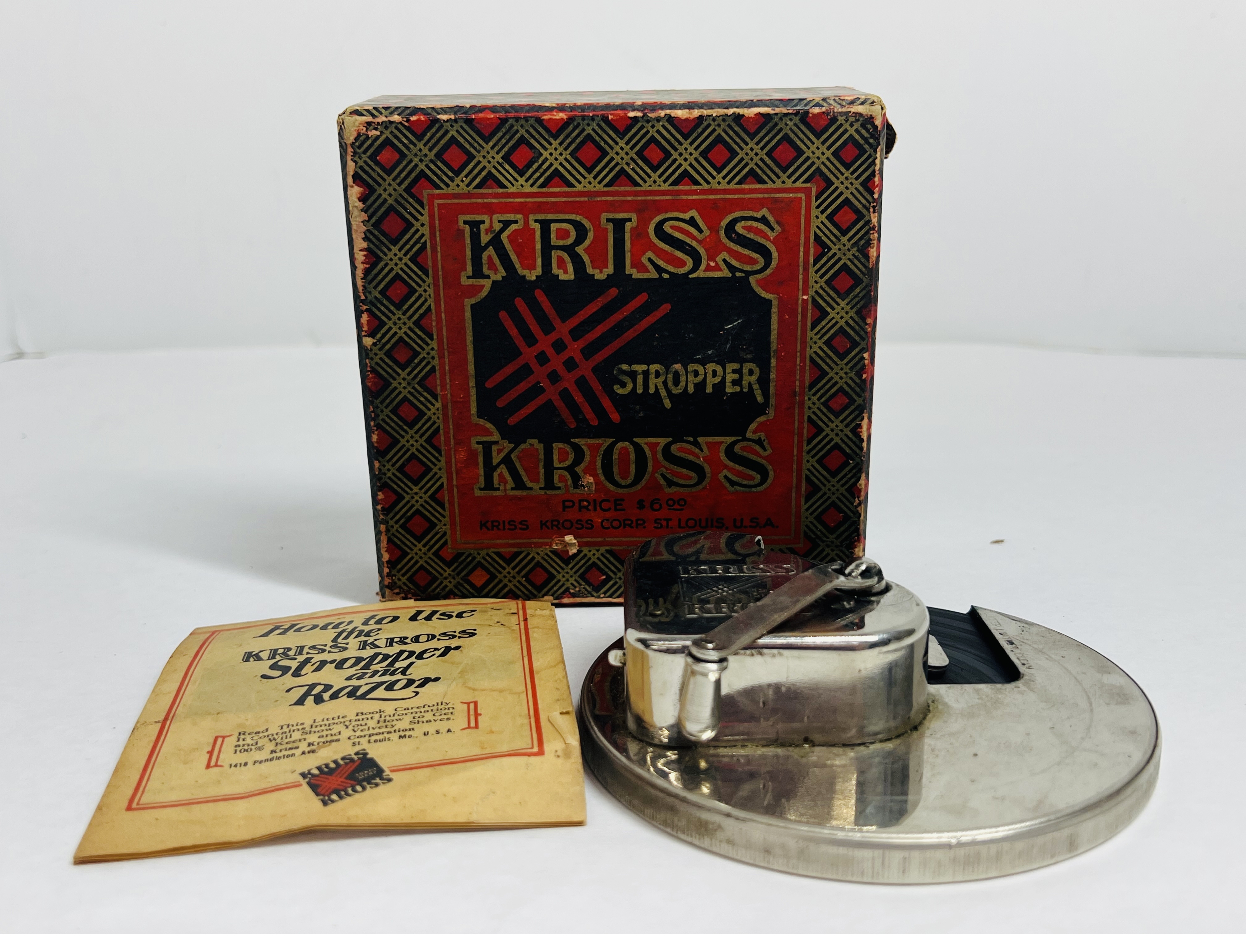 KRISS KROSS METAL STROPPER SET, 1920S