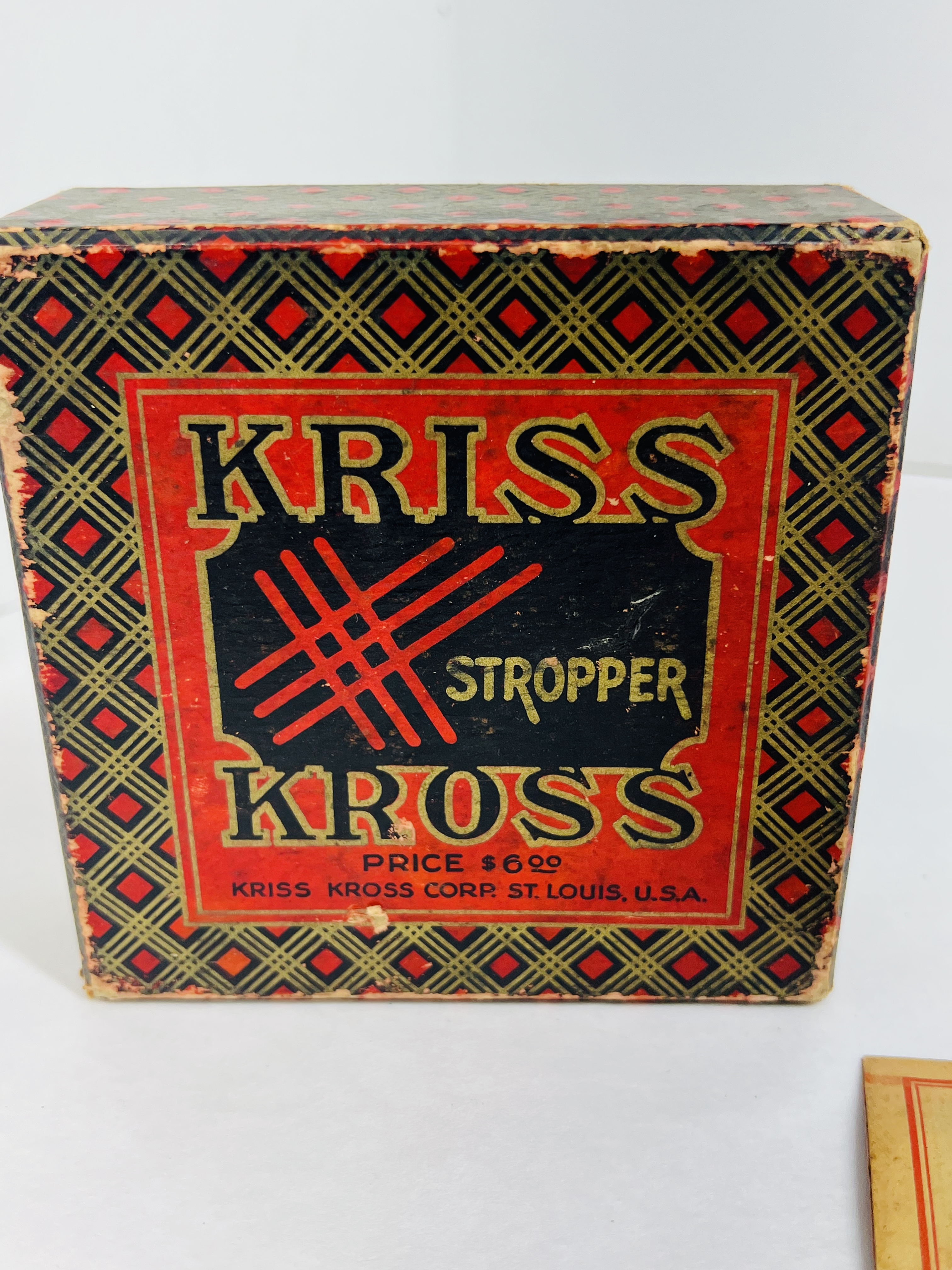 KRISS KROSS METAL STROPPER SET, 1920S