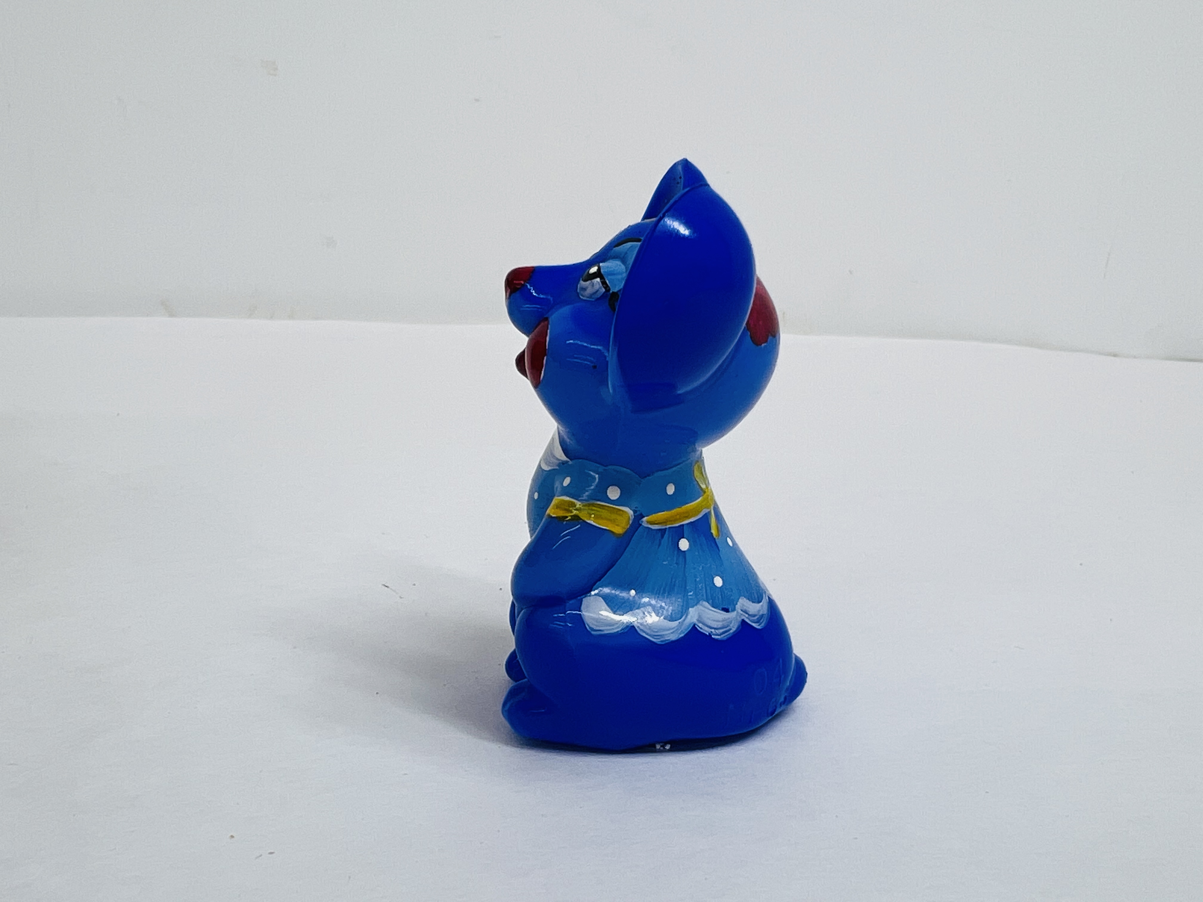 FENTON NFGS COBALT GLASS MOUSE, 2007