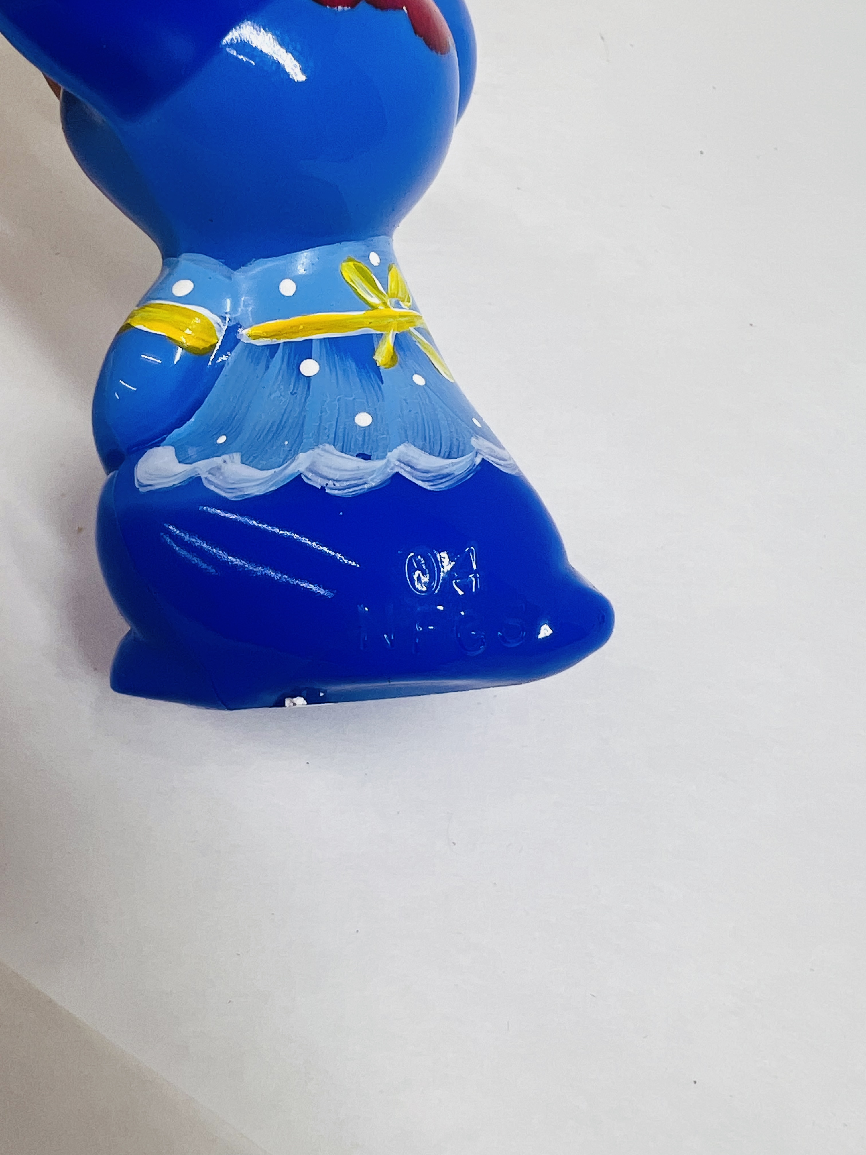 FENTON NFGS COBALT GLASS MOUSE, 2007