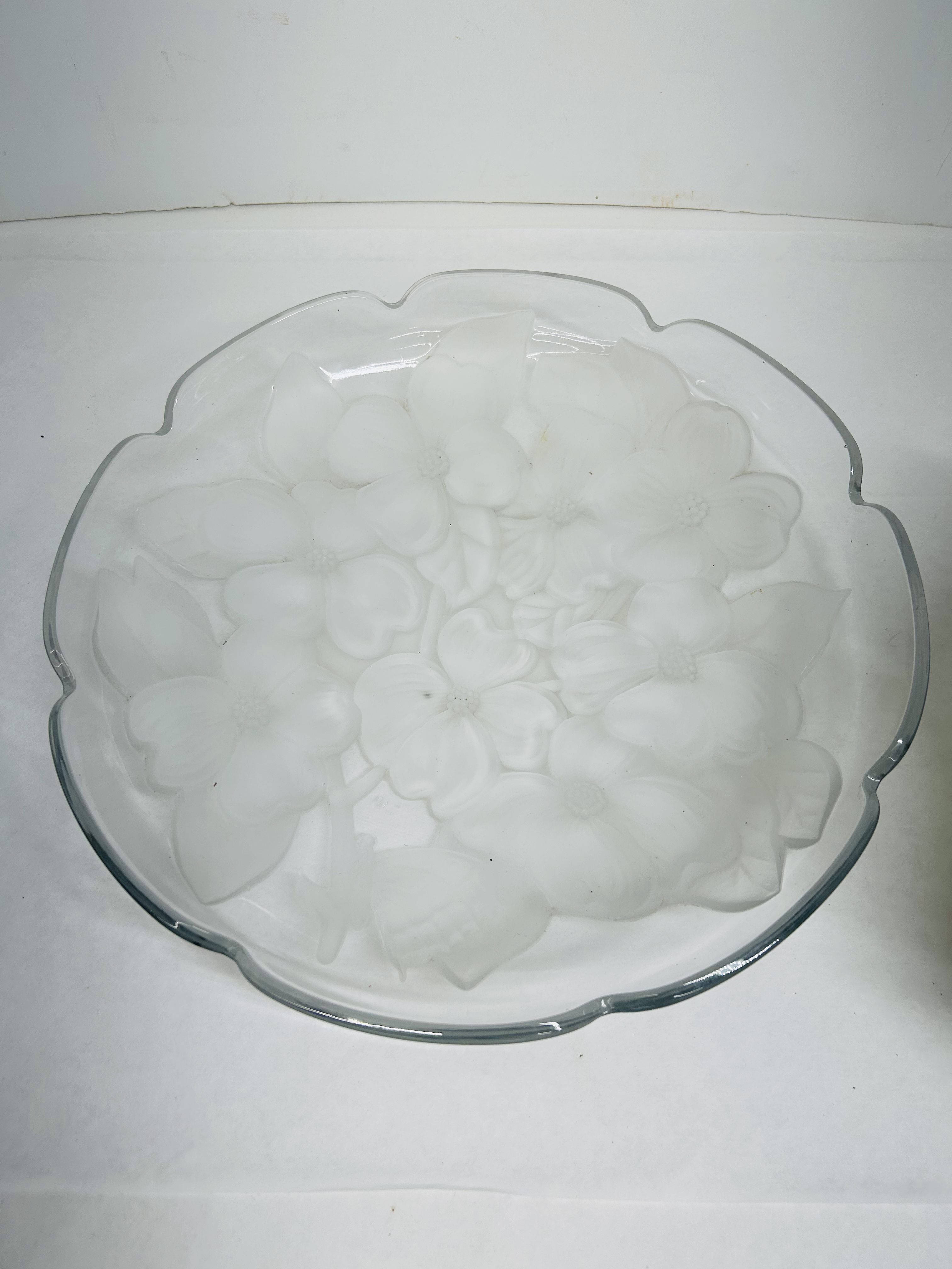 GLOWS! TWO VINTAGE FENTON STYLE GLASS PIECES