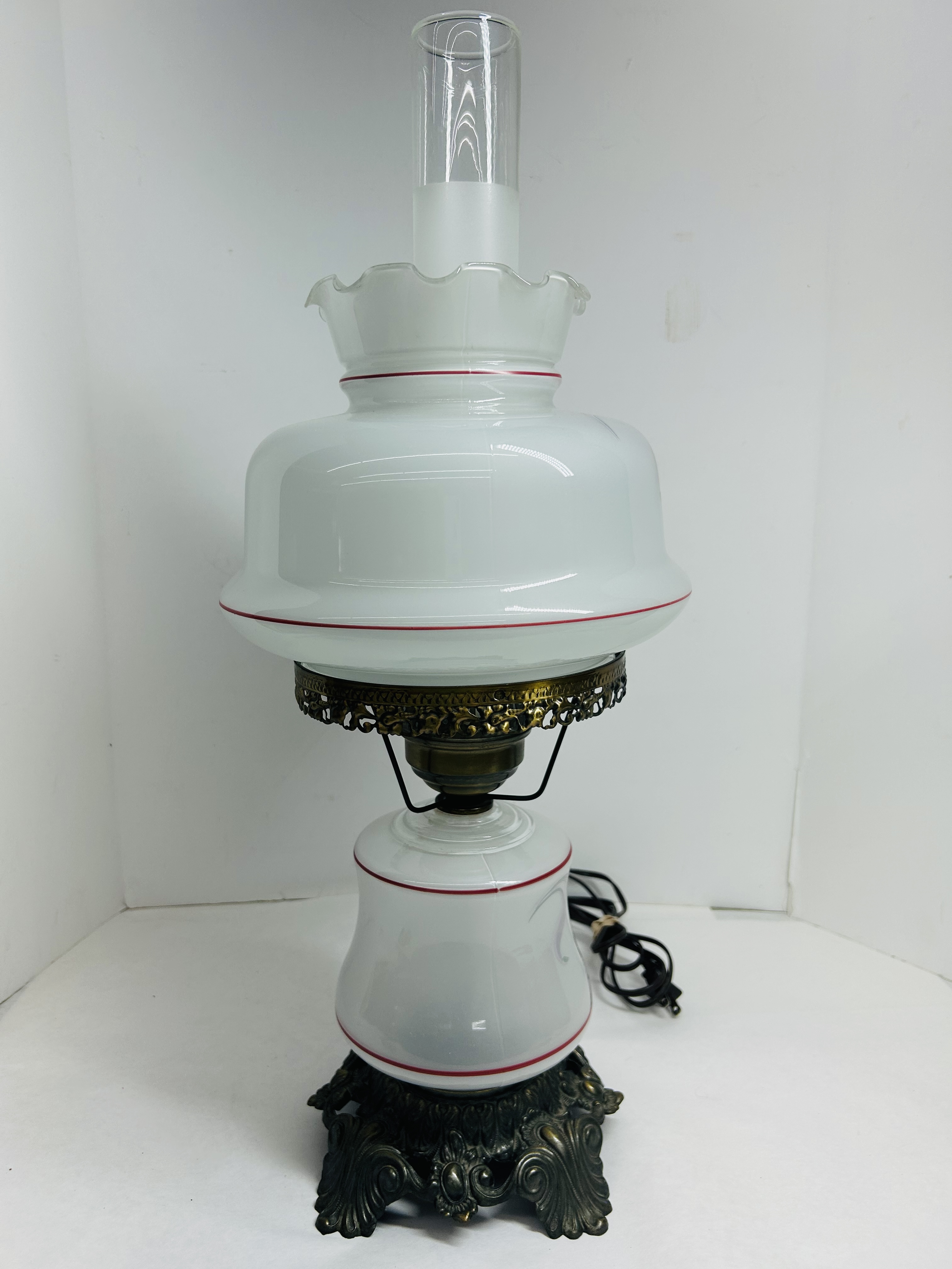 EF & EF STYLE HURRICANE LAMP, 1971