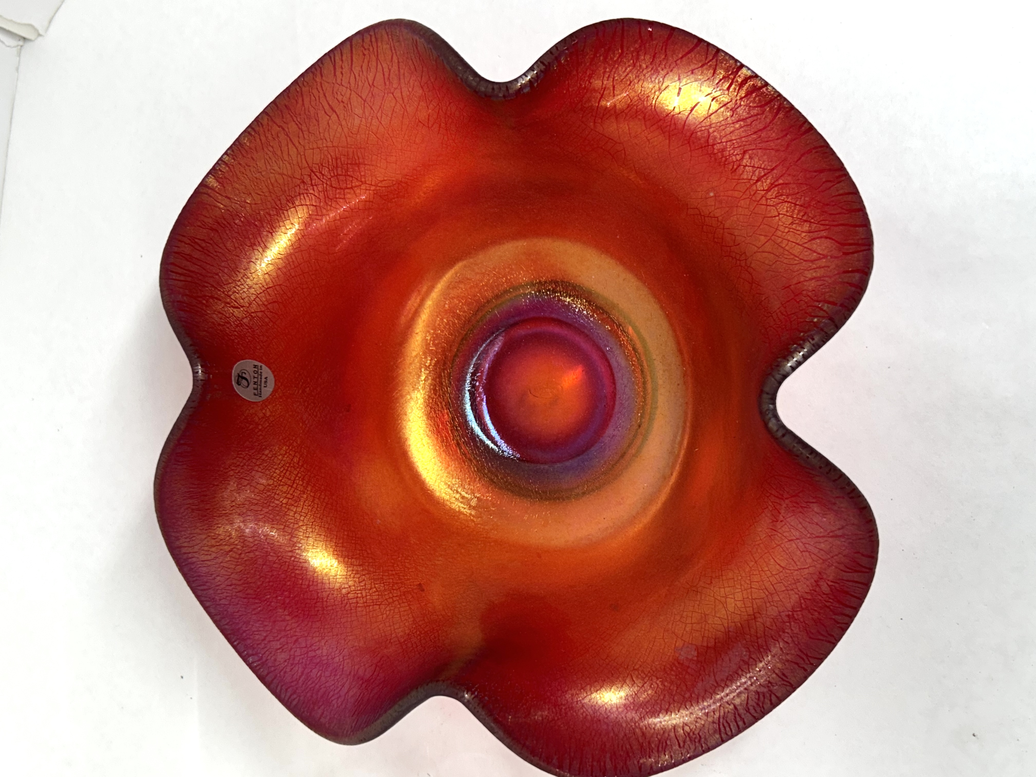 FENTON AND CLEAR GLASS BOWLS, 1970S