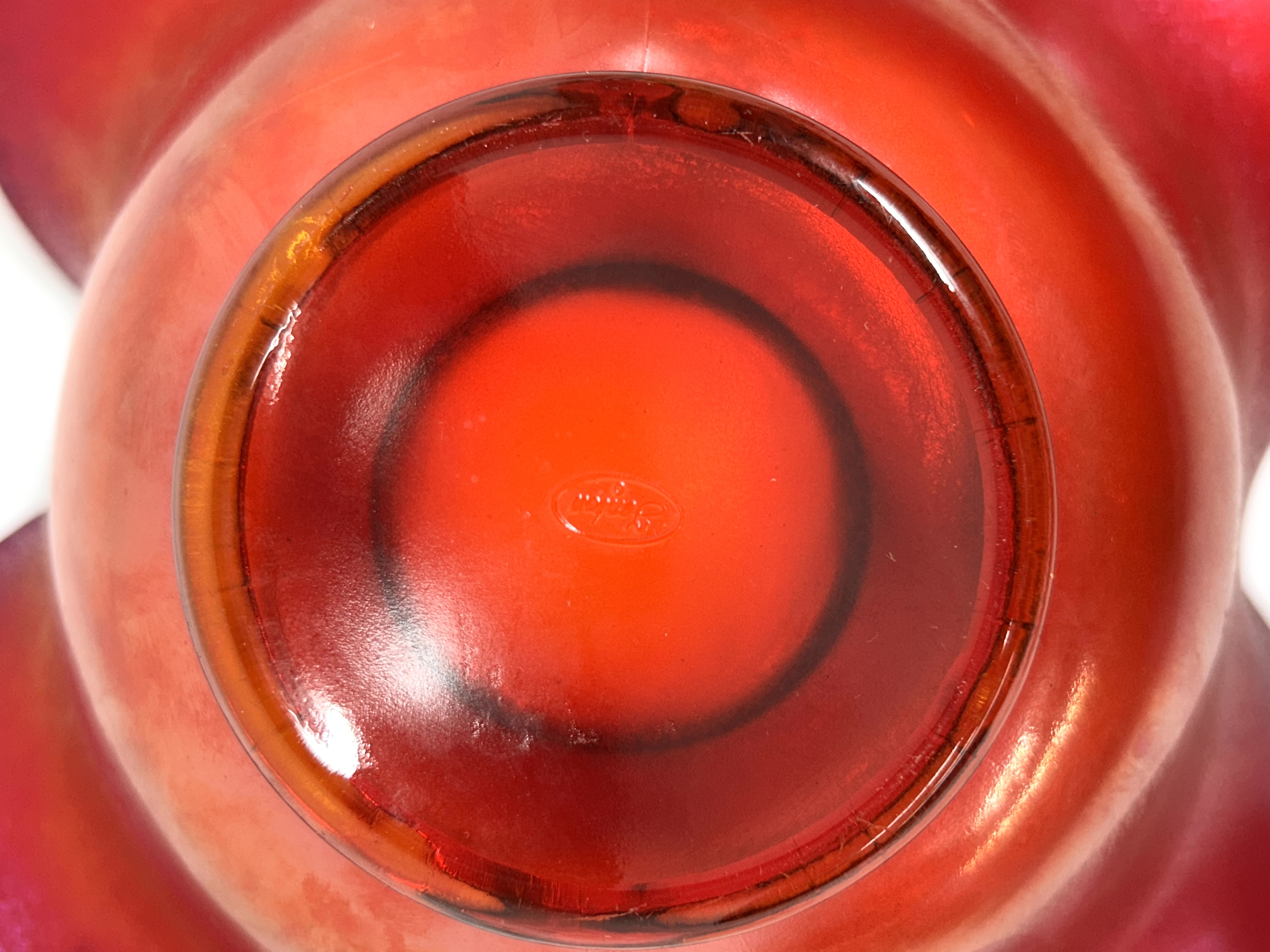 FENTON AND CLEAR GLASS BOWLS, 1970S