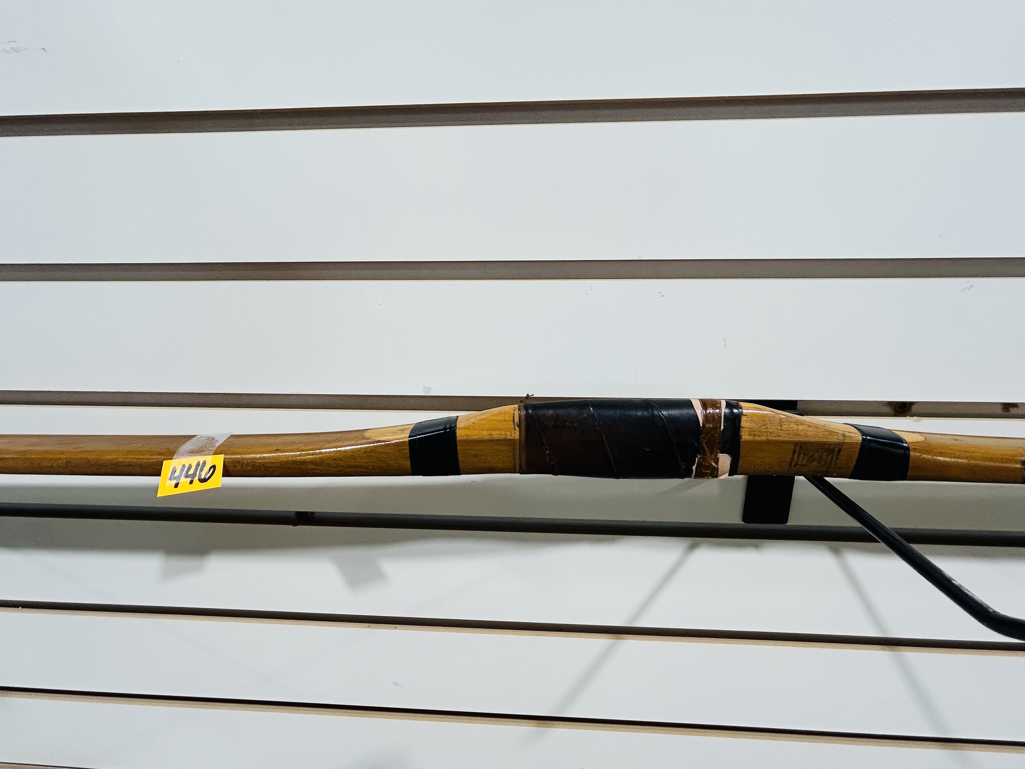 VINTAGE WOODEN LONGBOW, MID-20TH CENTURY