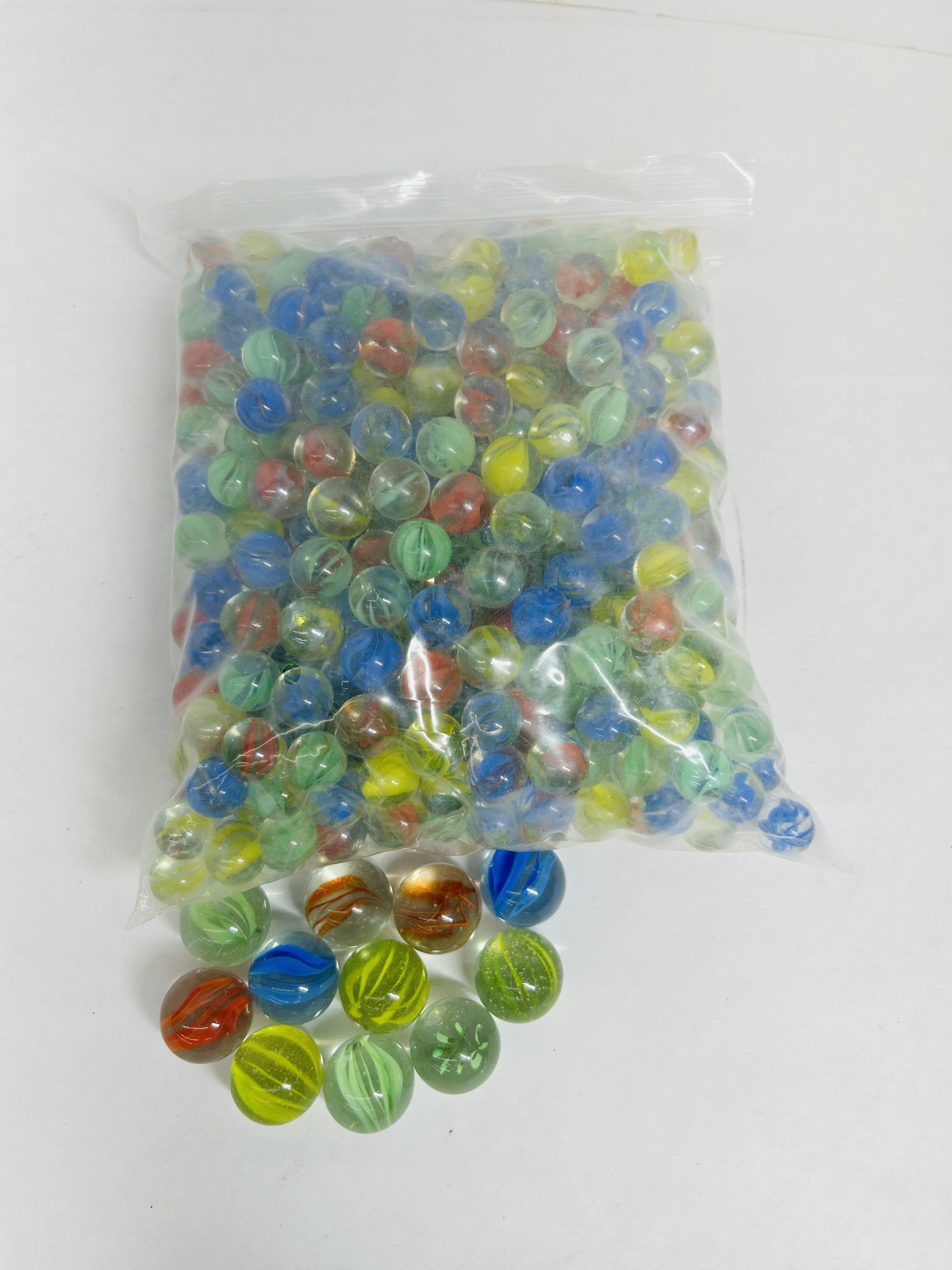 ASSORTED GLASS MARBLES, CONTEMPORARY