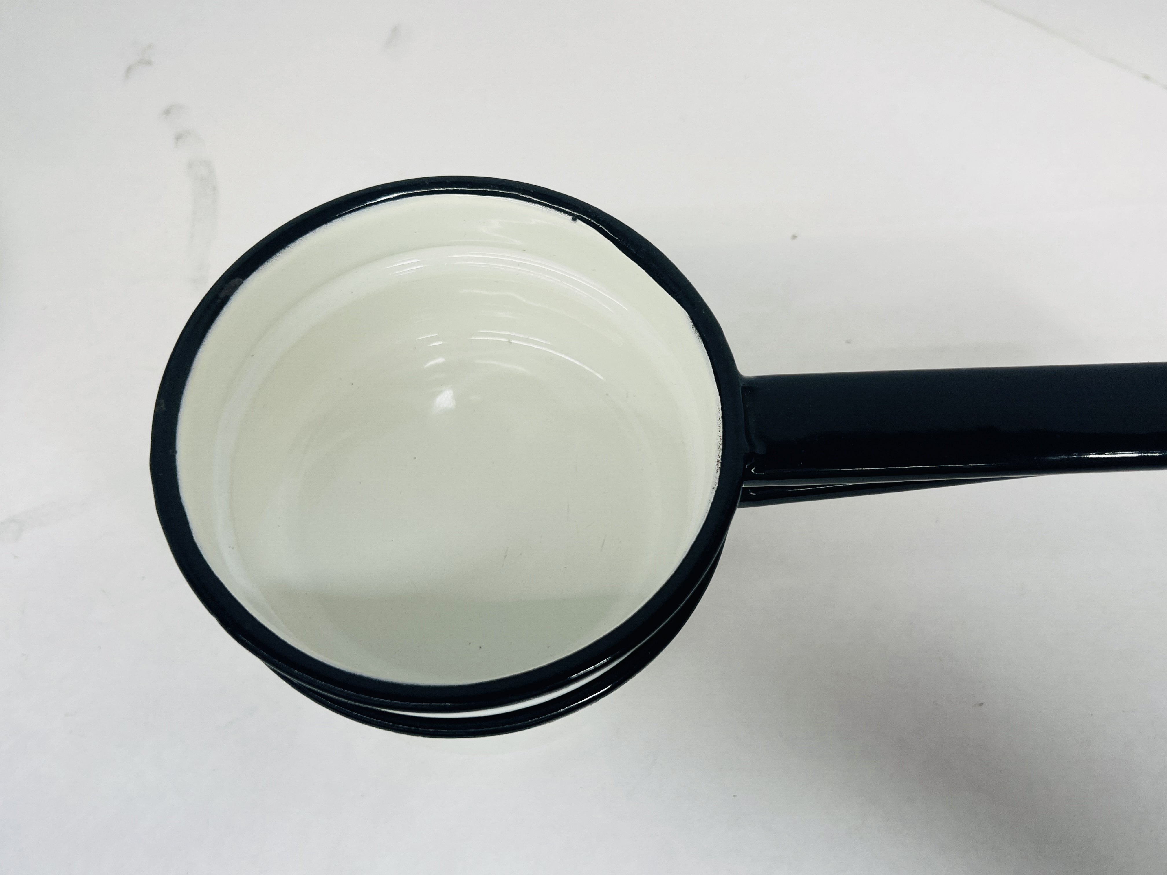 MID-CENTURY WHITE ENAMELWARE KITCHEN GROUP